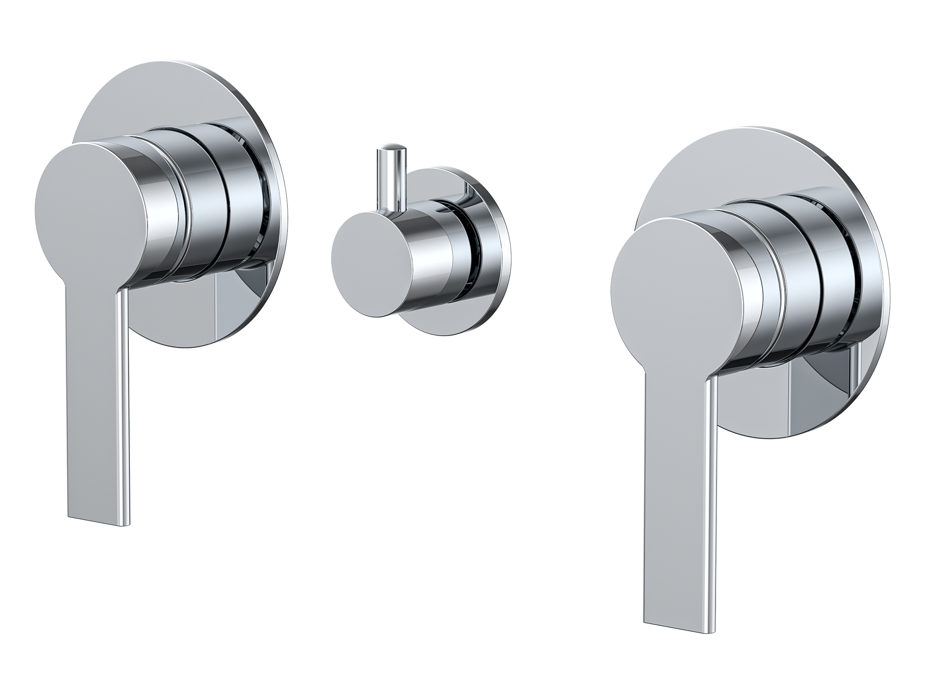 Lilly Pilly Twin Shower / Bath Mixer with Centre Diverter LS-LP-308