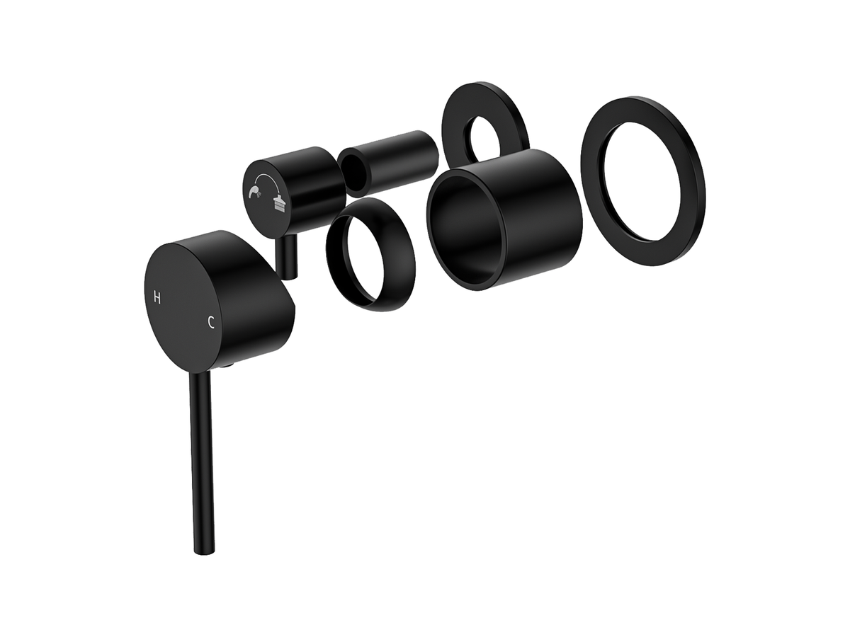 Maple Wall Diverter Shower/Bath Mixer Separate Plates
