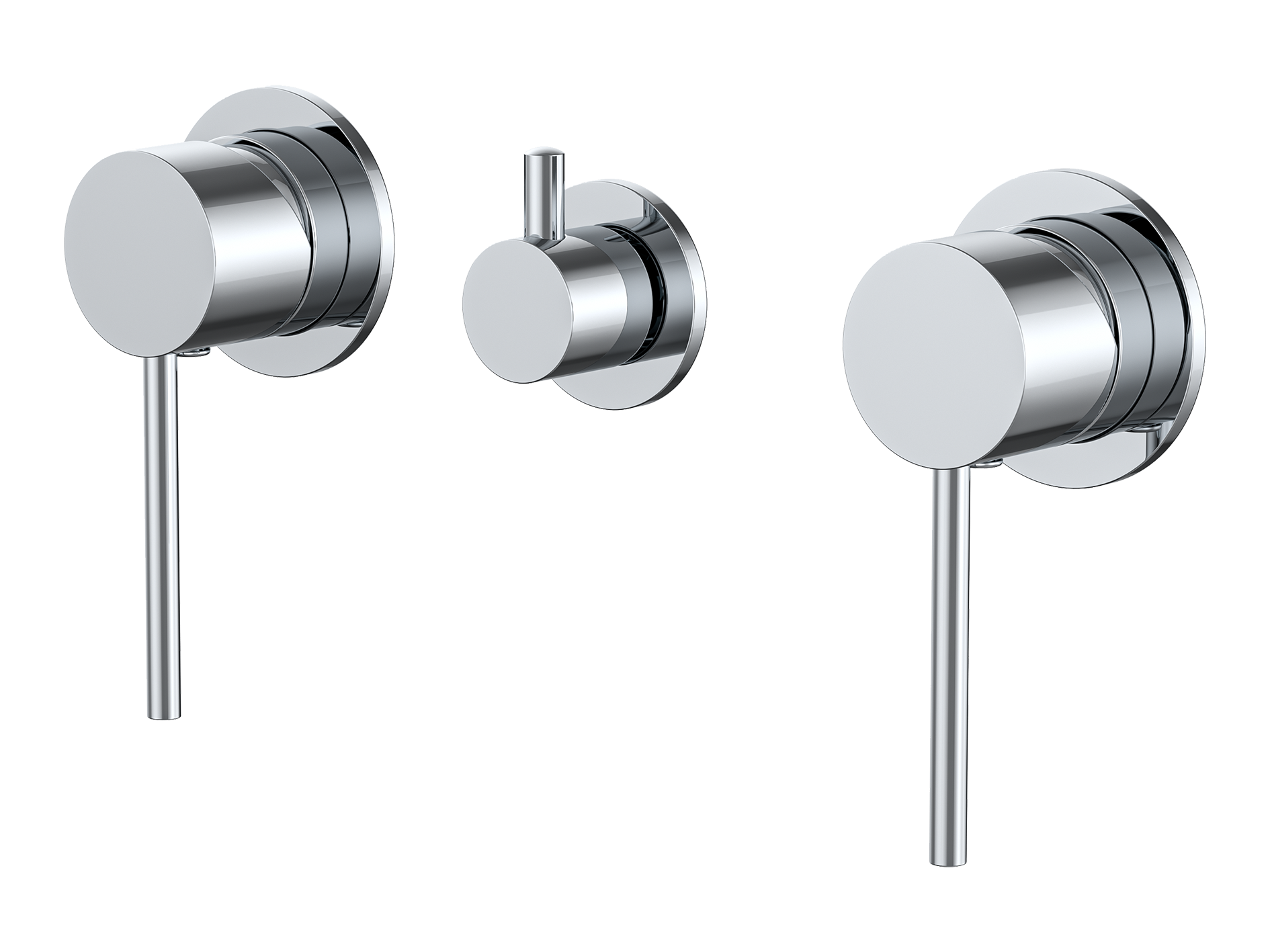 Maple Twin Shower / Bath Mixer with Centre Diverter LS-MP-308