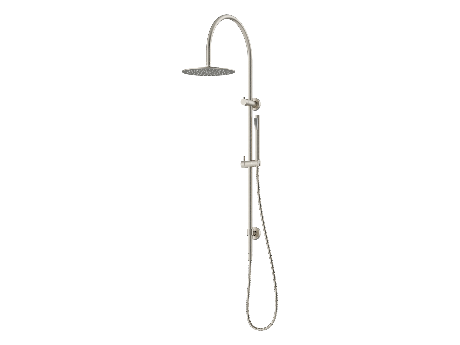 Lushh Maple Round Gooseneck Twin Shower II LS-MP-TSR1HG-V2
