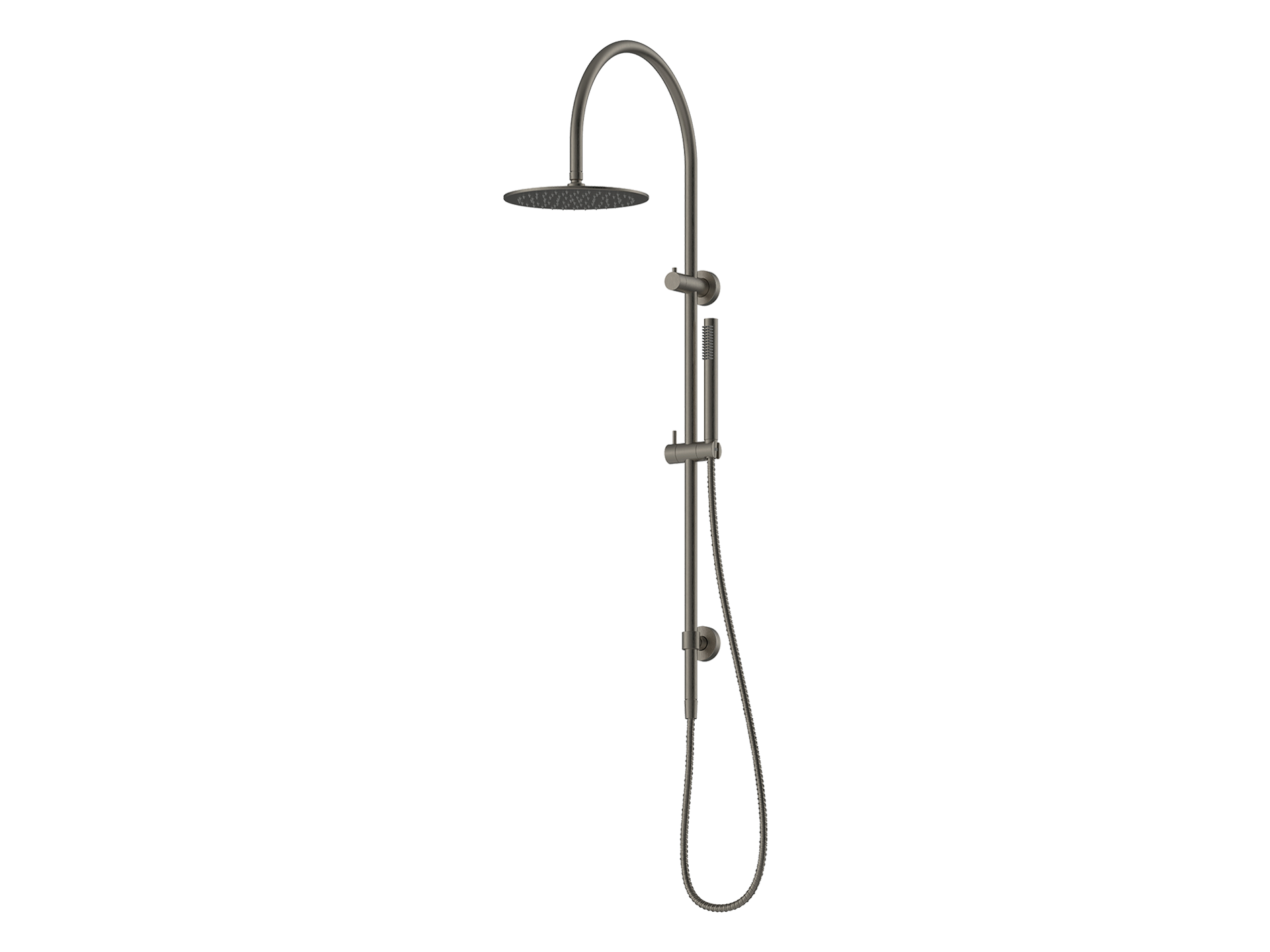 Lushh Maple Round Gooseneck Twin Shower II LS-MP-TSR1HG-V2