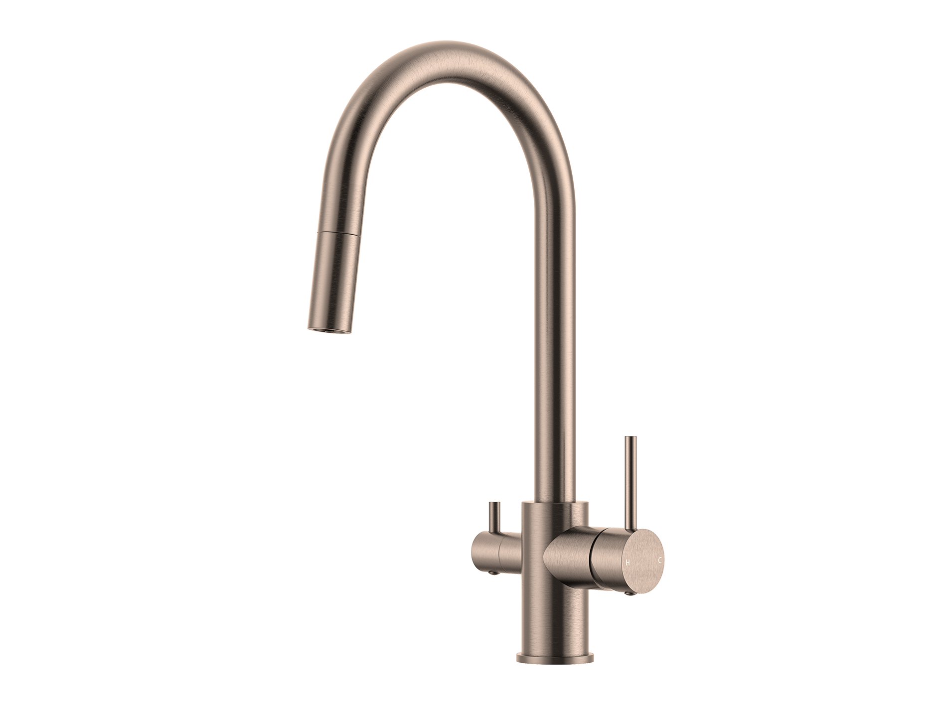 Lushh Maple 3-Way Pullout Gooseneck Filter Sink Mixer LS-MP-WFPOSM