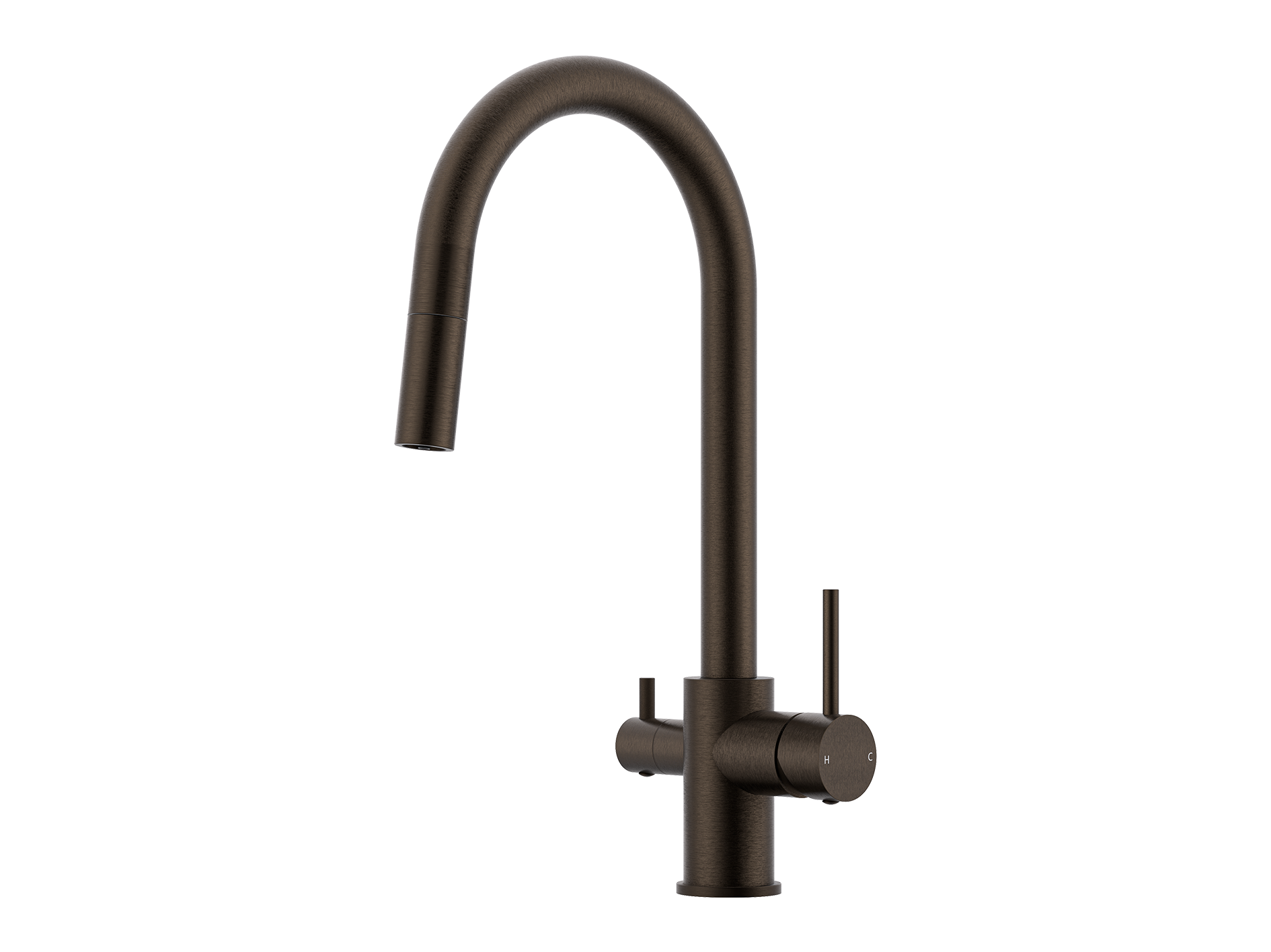 Lushh Maple 3-Way Pullout Gooseneck Filter Sink Mixer LS-MP-WFPOSM