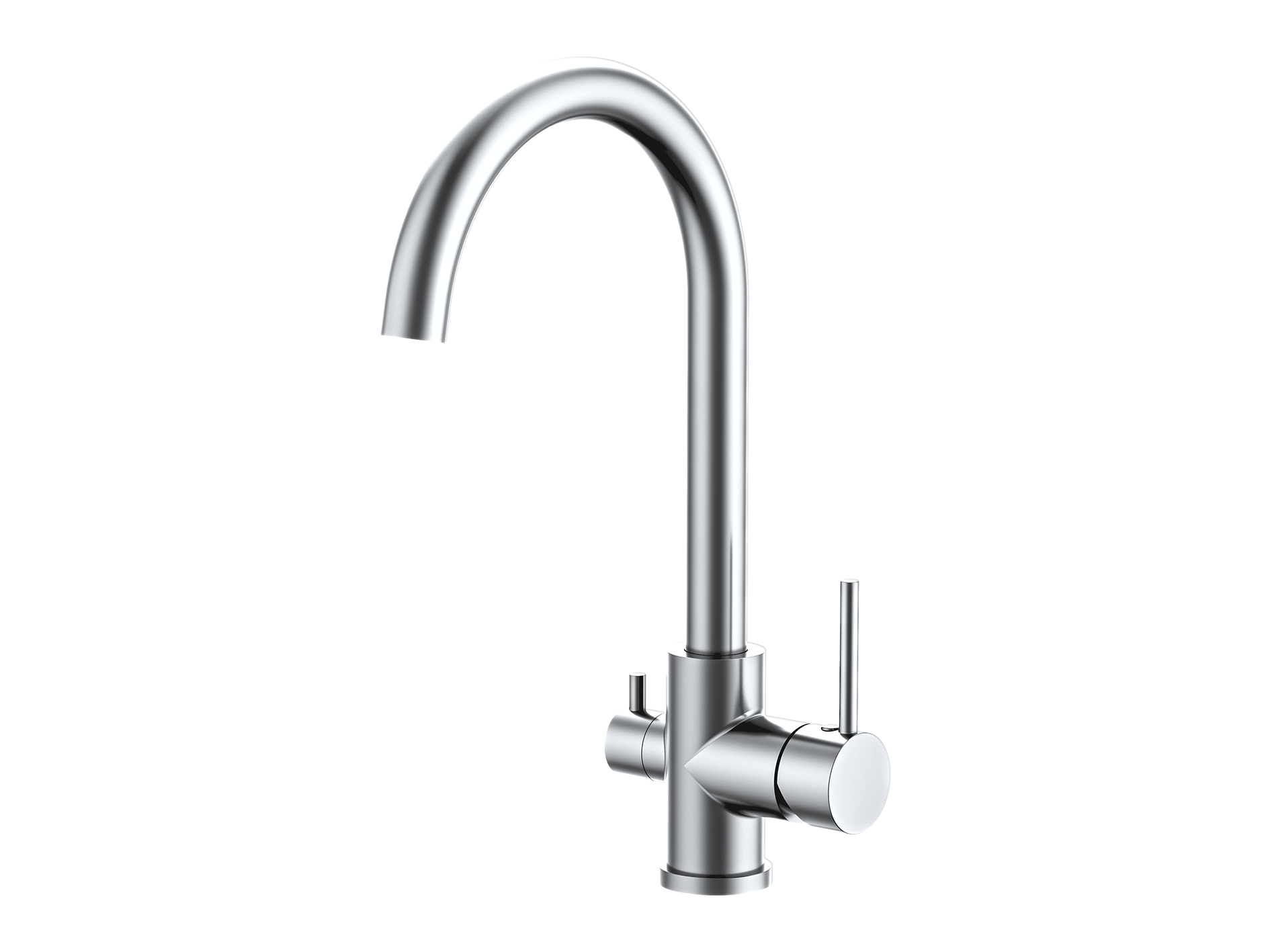 Lushh Maple 3-Way Gooseneck Filter Sink Mixer LS-MP-WFSM