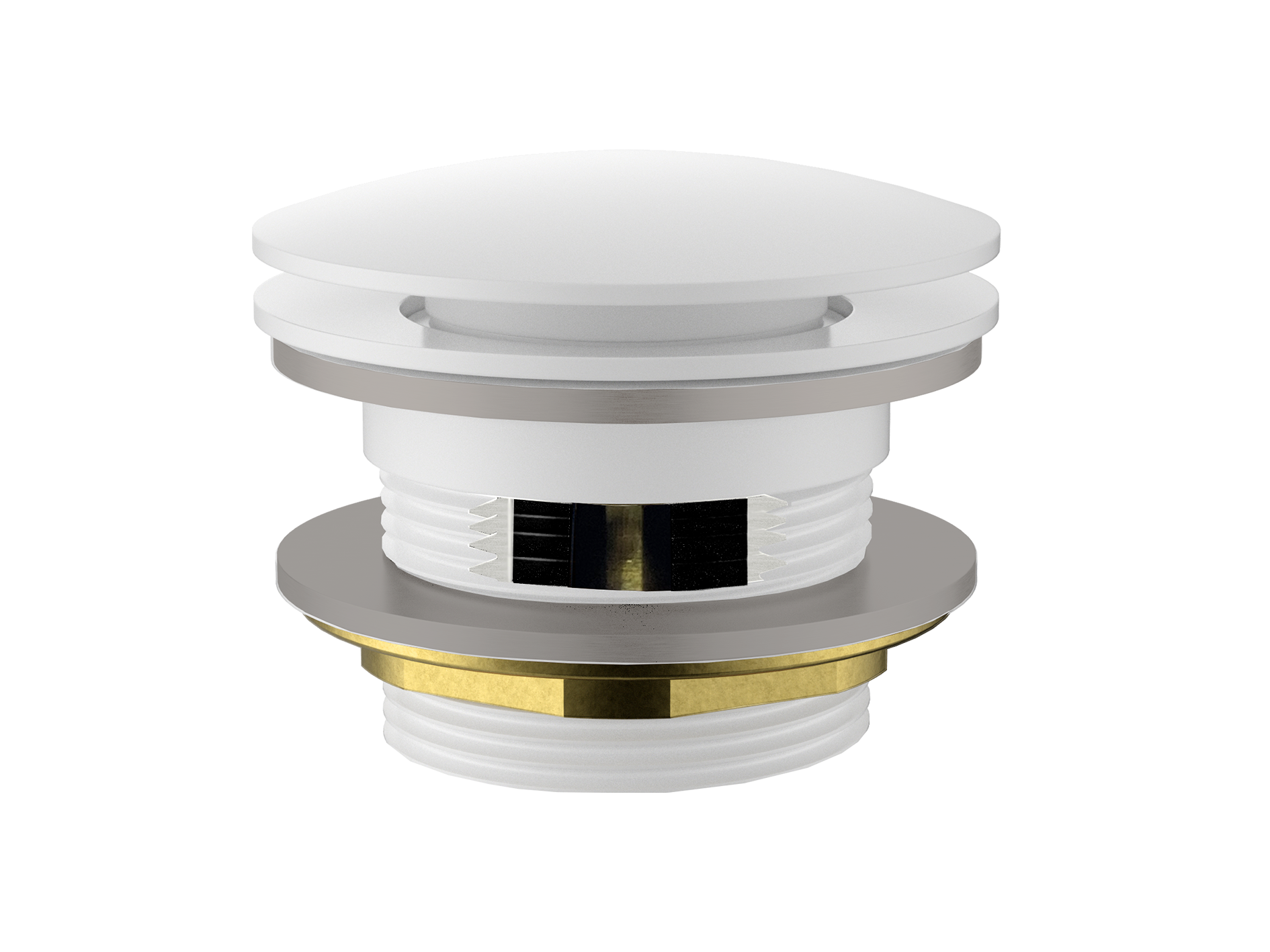 Lushh 40mm Bath Pop-Up Overflow Mushroom Waste LS-P&W-BTH-OF
