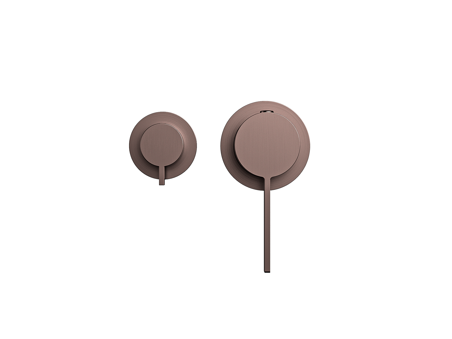 Lushh Sakura Horizontal Wall Diverter Shower/Bath Mixer Separate Plates LS-SA-306