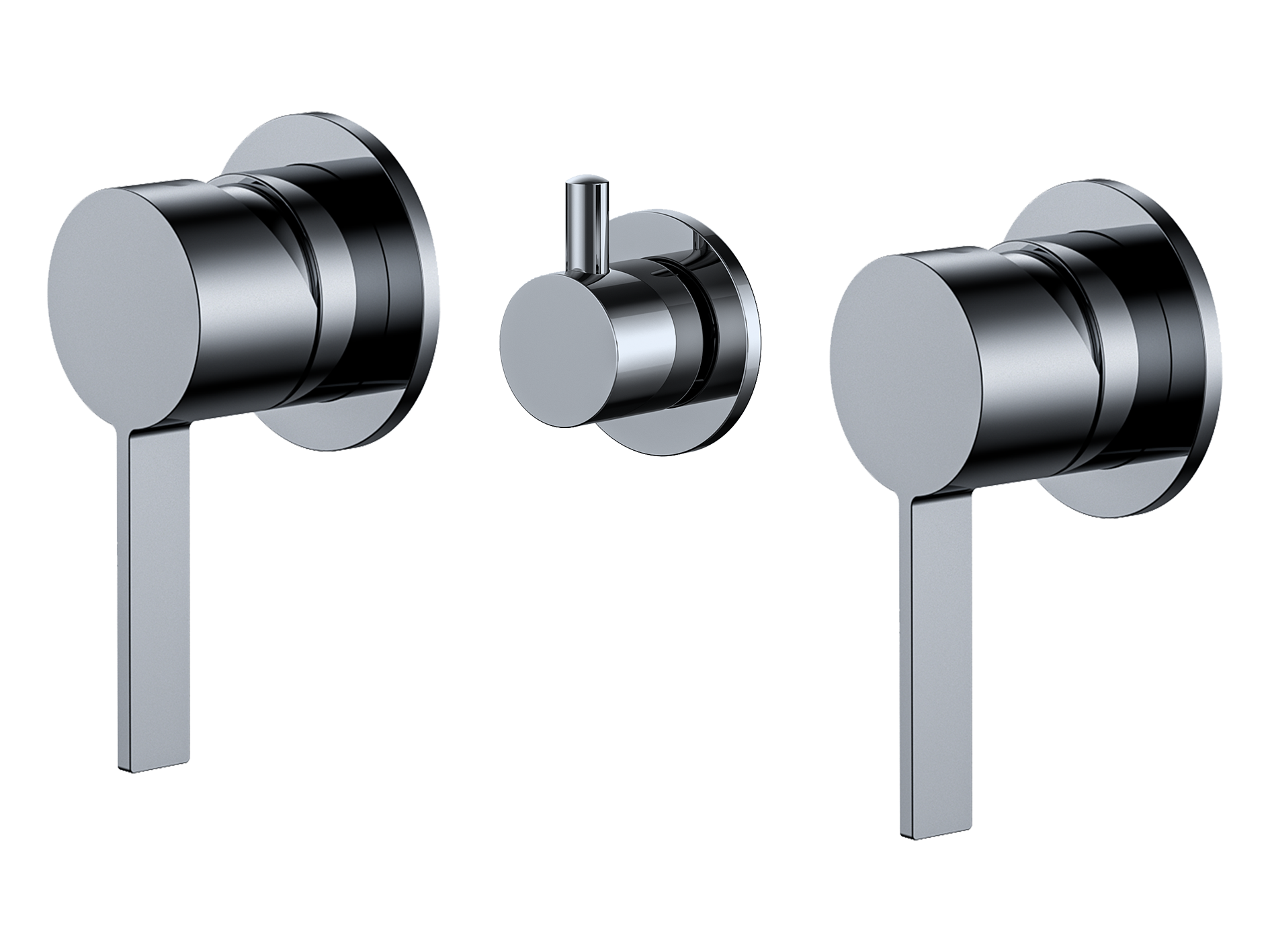 Sakura Twin Shower / Bath Mixer with Centre Diverter LS-SA-308