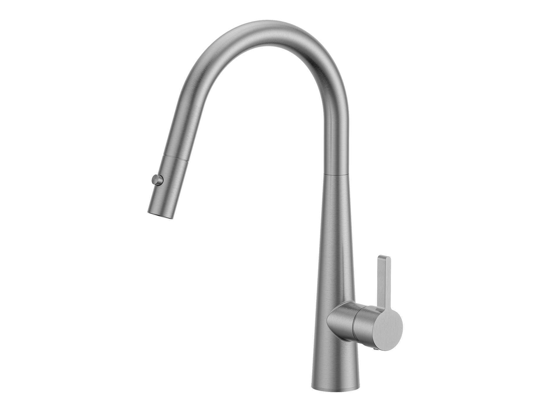 Lushh Sakura Belle Gooseneck Pullout Sink Mixer with Vegie Spray LS-SAB-POSMV