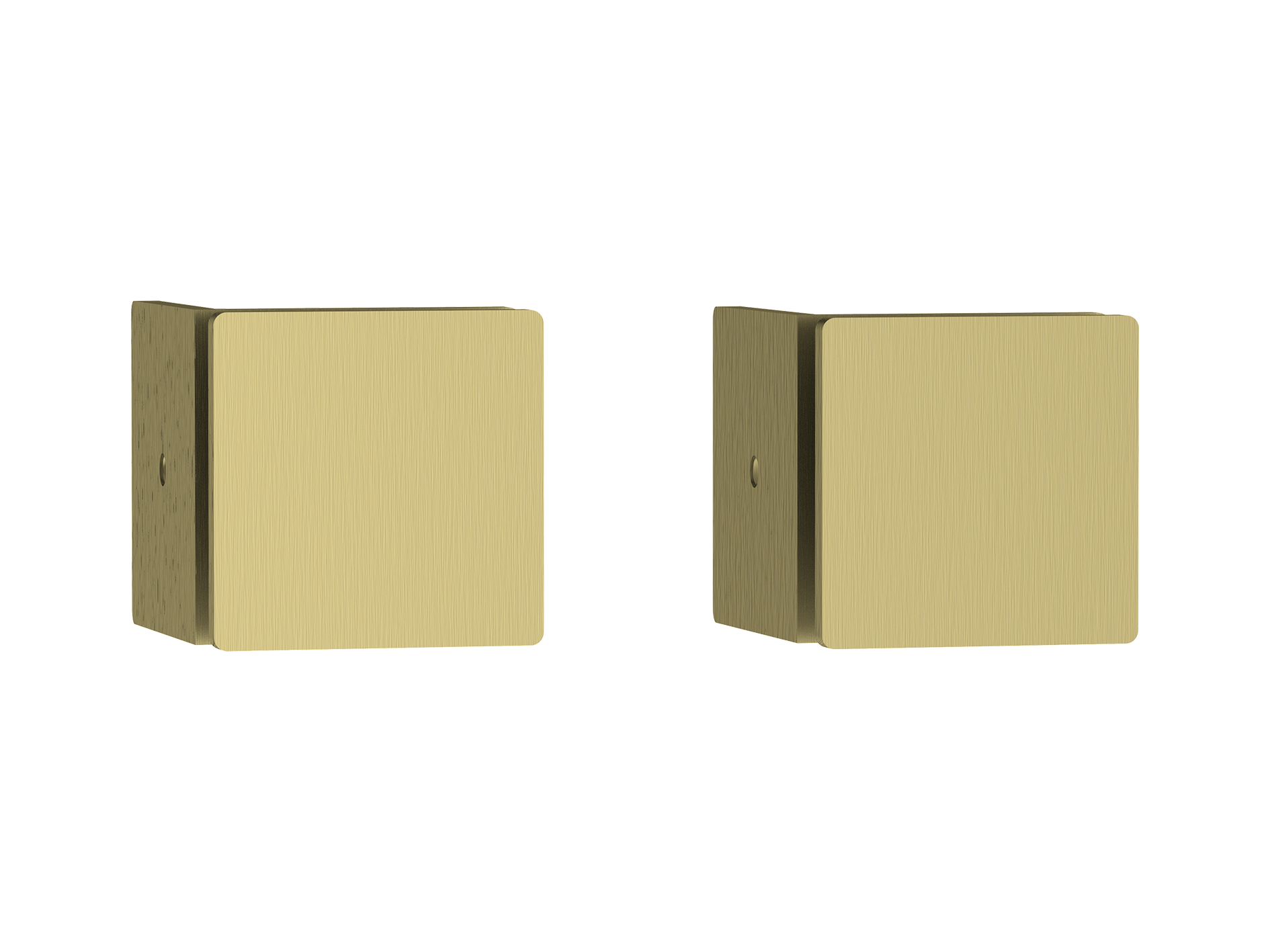 Lushh 90 Degree Glass to Wall Shower Screen Brackets LS-SC-WB