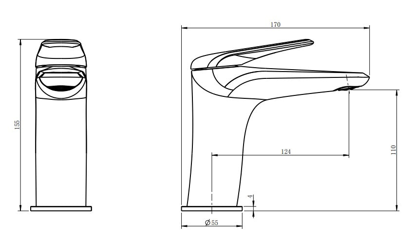 Lushh Sequoia Basin Mixer LS-SQ-301