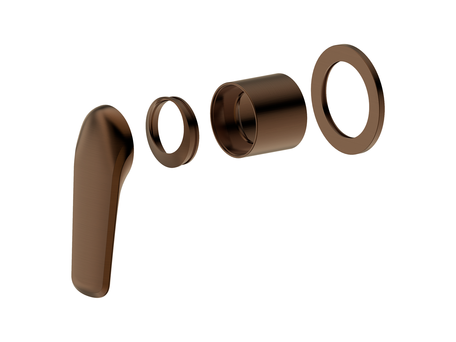Lushh Sequoia Wall Shower/Bath Mixer Round Plate LS-SQ-303R