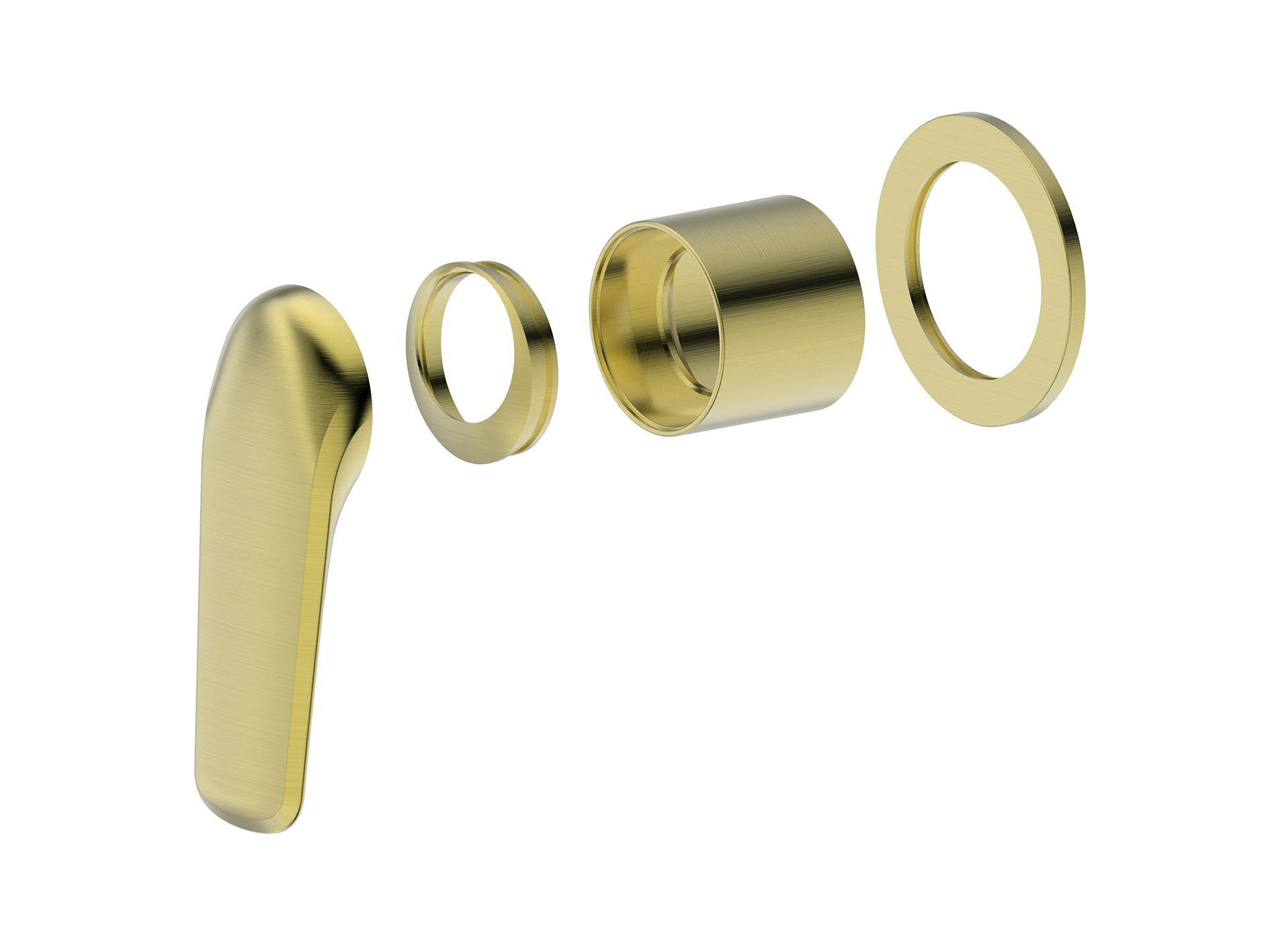 Lushh Sequoia Wall Shower/Bath Mixer Round Plate LS-SQ-303R