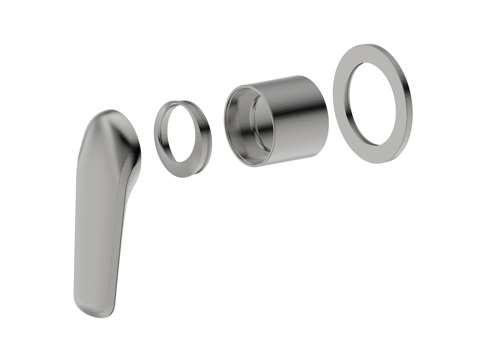 Lushh Sequoia Wall Shower/Bath Mixer Round Plate LS-SQ-303R