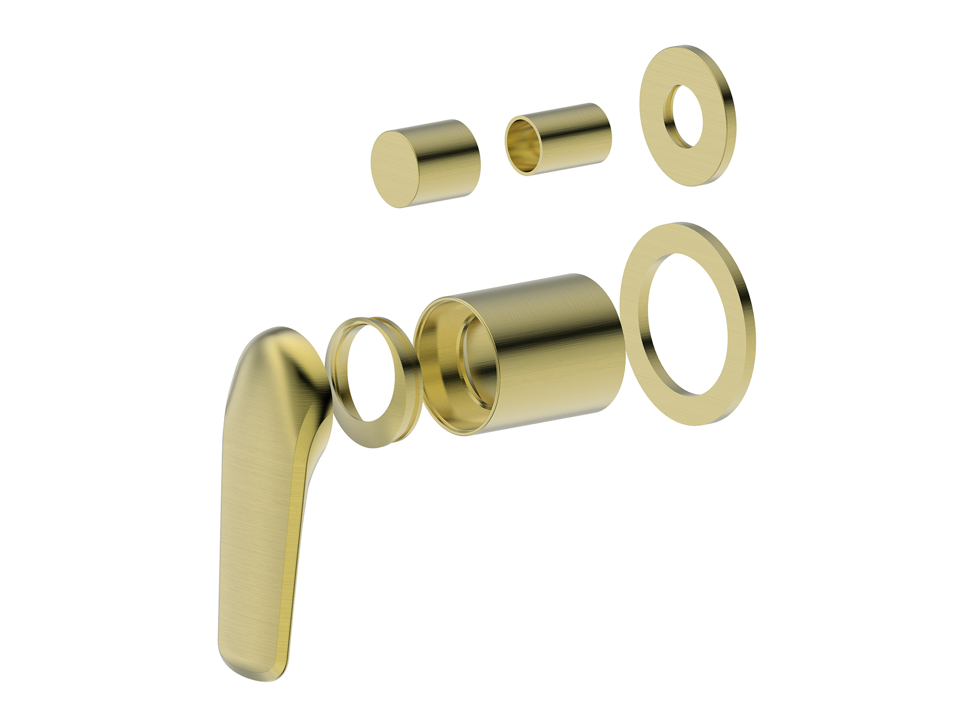 Lushh Sequoia Wall Shower/Bath Diverter Mixer Round Plate LS-SQ-304R