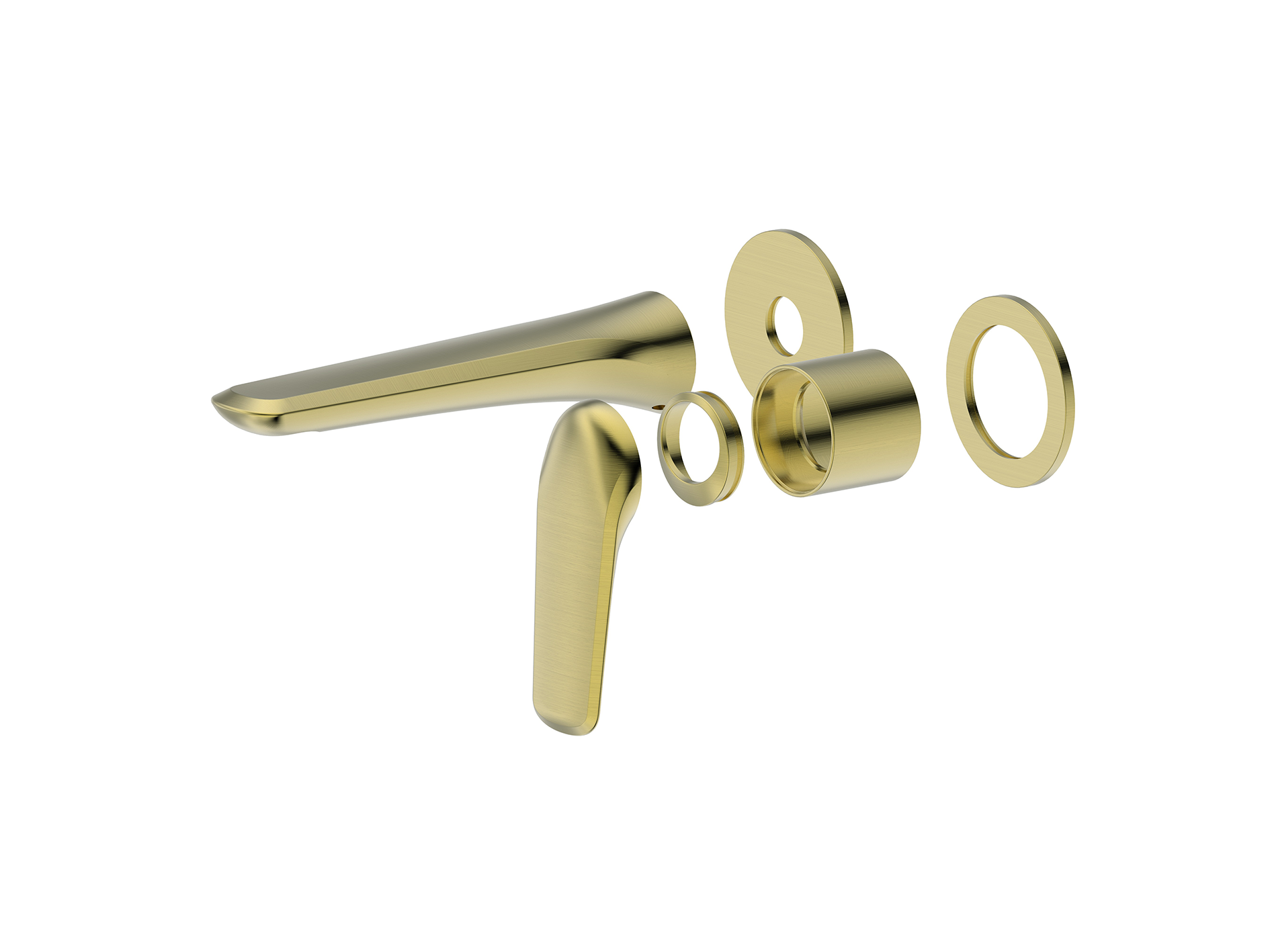 Lushh Sequoia Wall Basin/Bath Mixer Separate Plates LS-SQ-305R