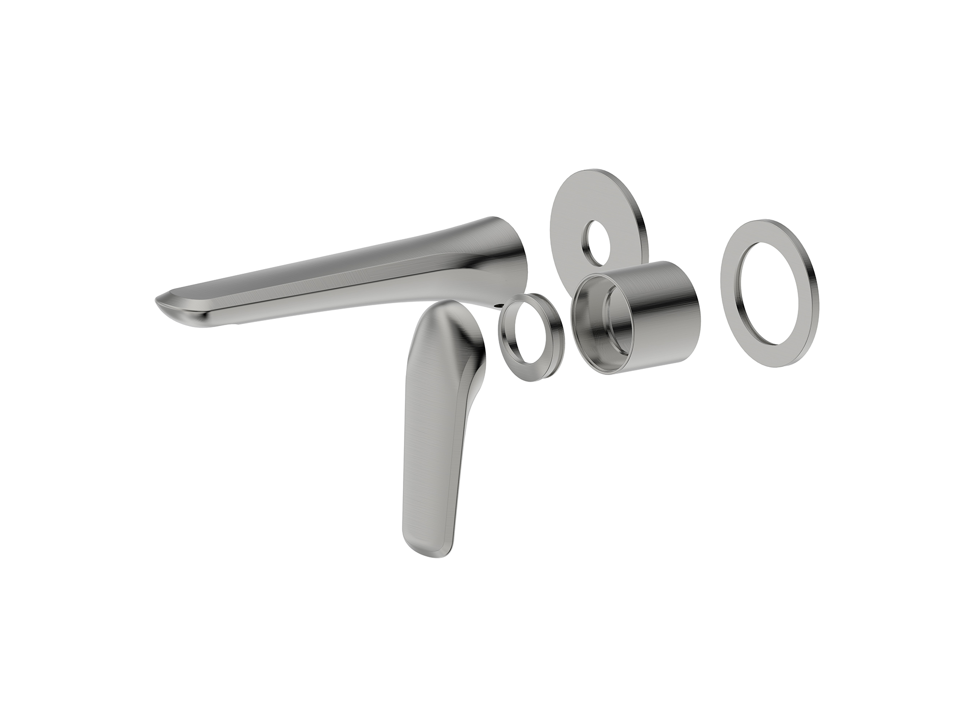 Lushh Sequoia Wall Basin/Bath Mixer Separate Plates LS-SQ-305R