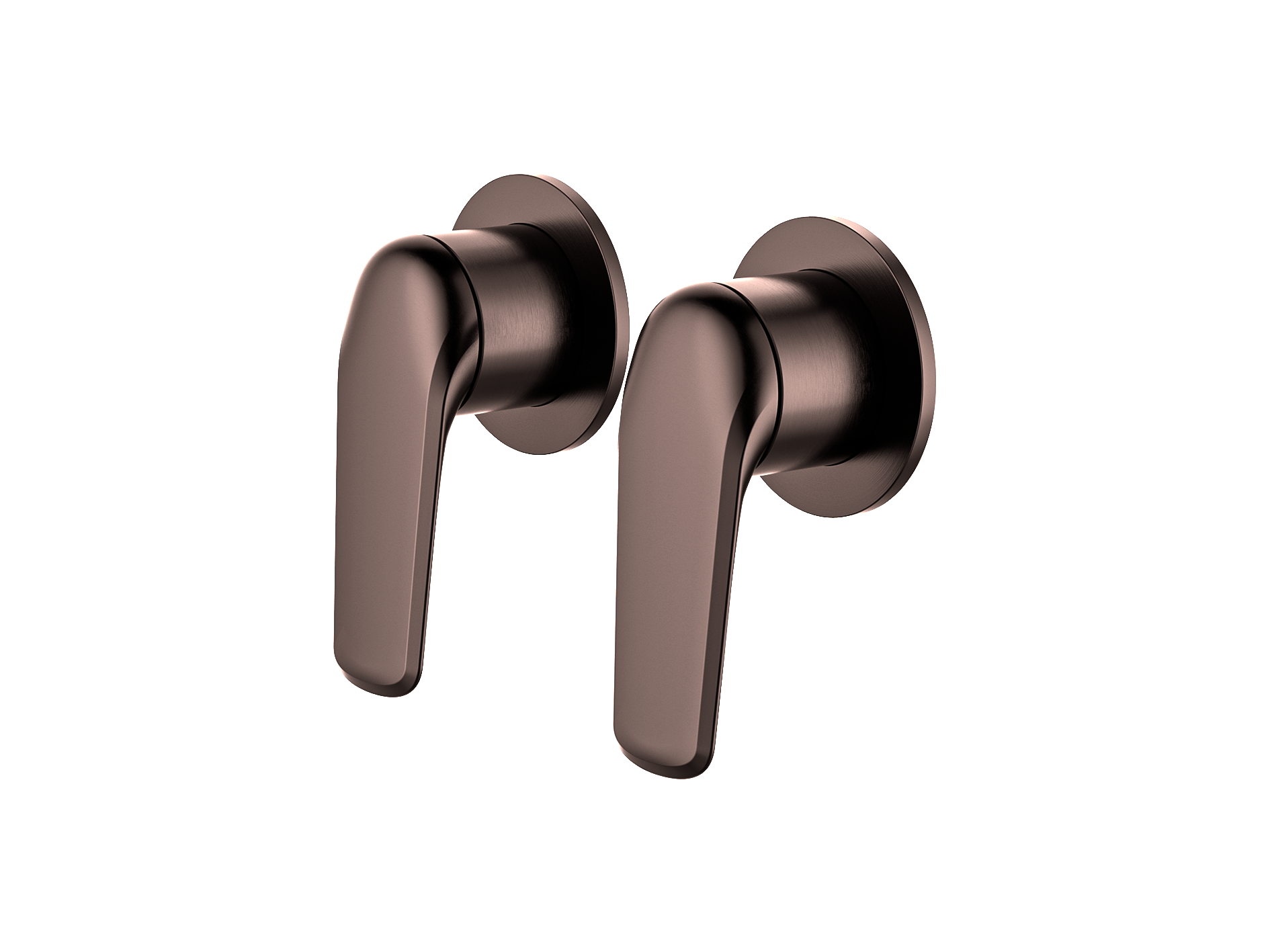 Lushh Sequoia Twin Shower/Bath Mixer Round Separate Plates LS-SQ-333R