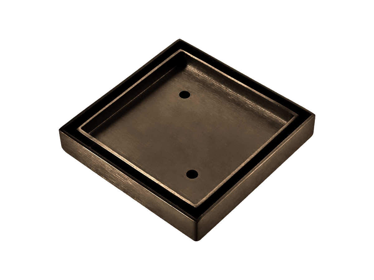 Lushh 115 x 115mm SS304 Tile Insert Floor Grate LS-TL-304-90