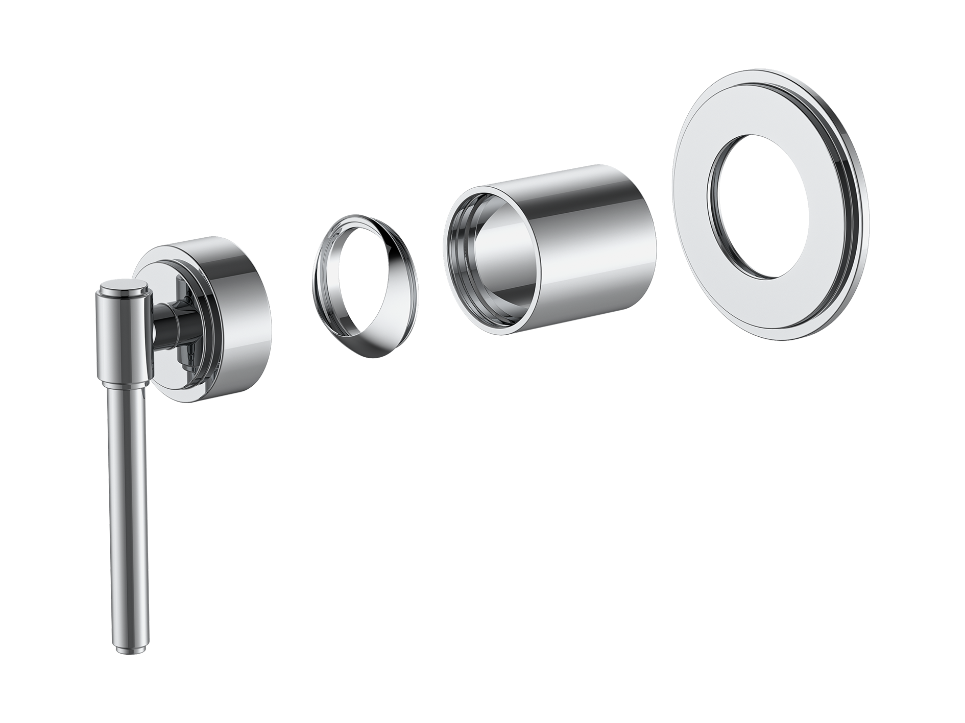 Lushh Wollemi Wall Shower/Bath Mixer