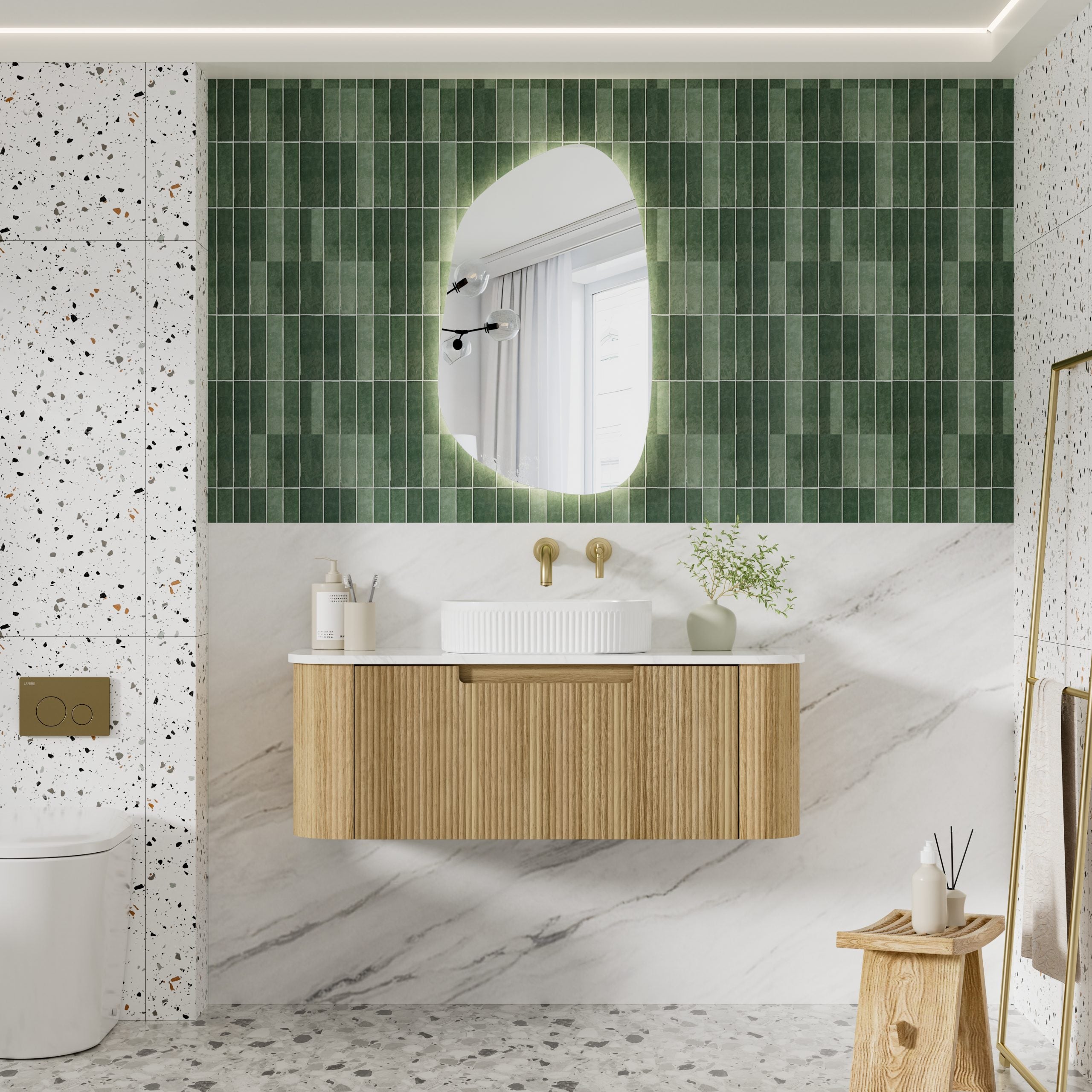 Aulic Varcelli 1200mm Mono Wall Hung