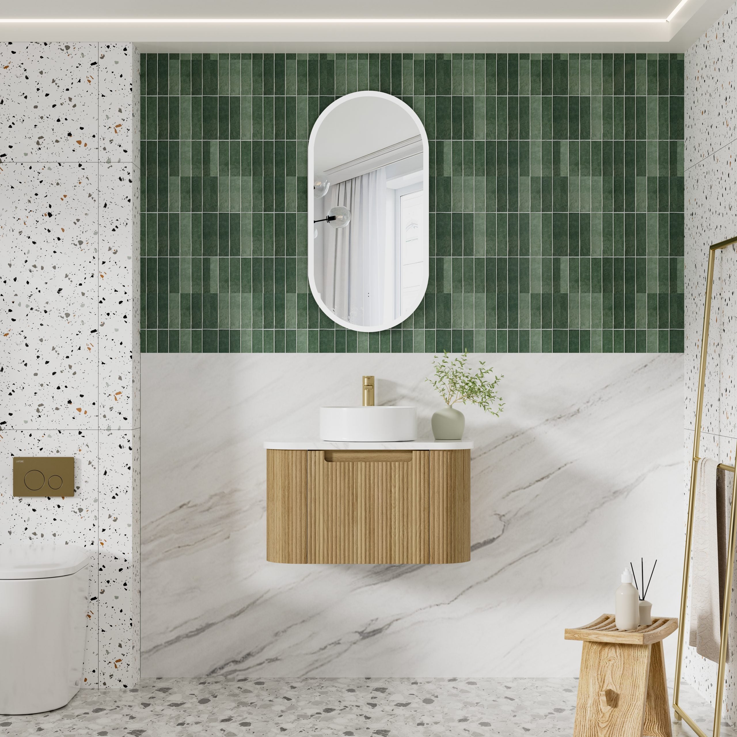 Aulic Varcelli 750mm Mono Wall Hung