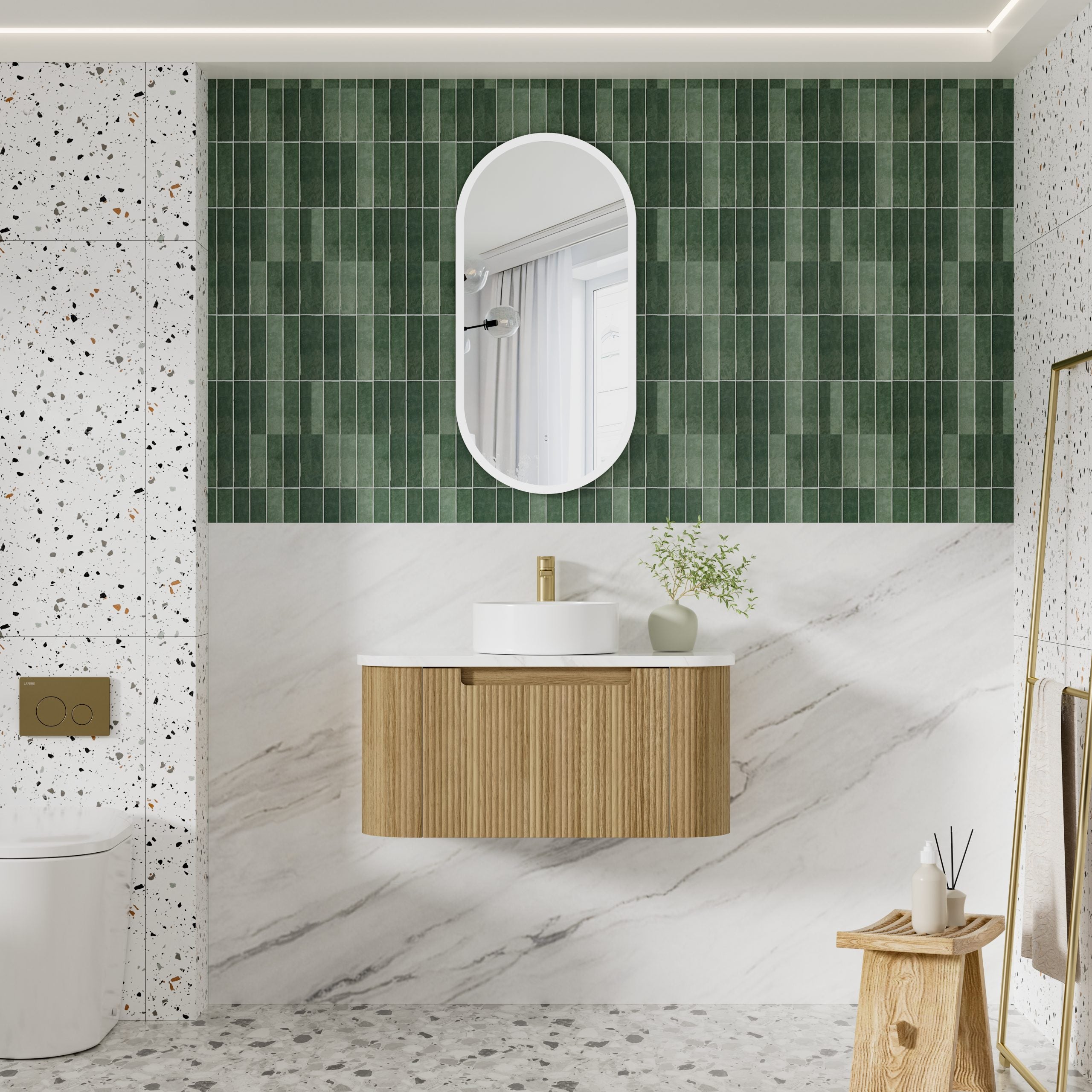Aulic Varcelli 900mm Mono Wall Hung