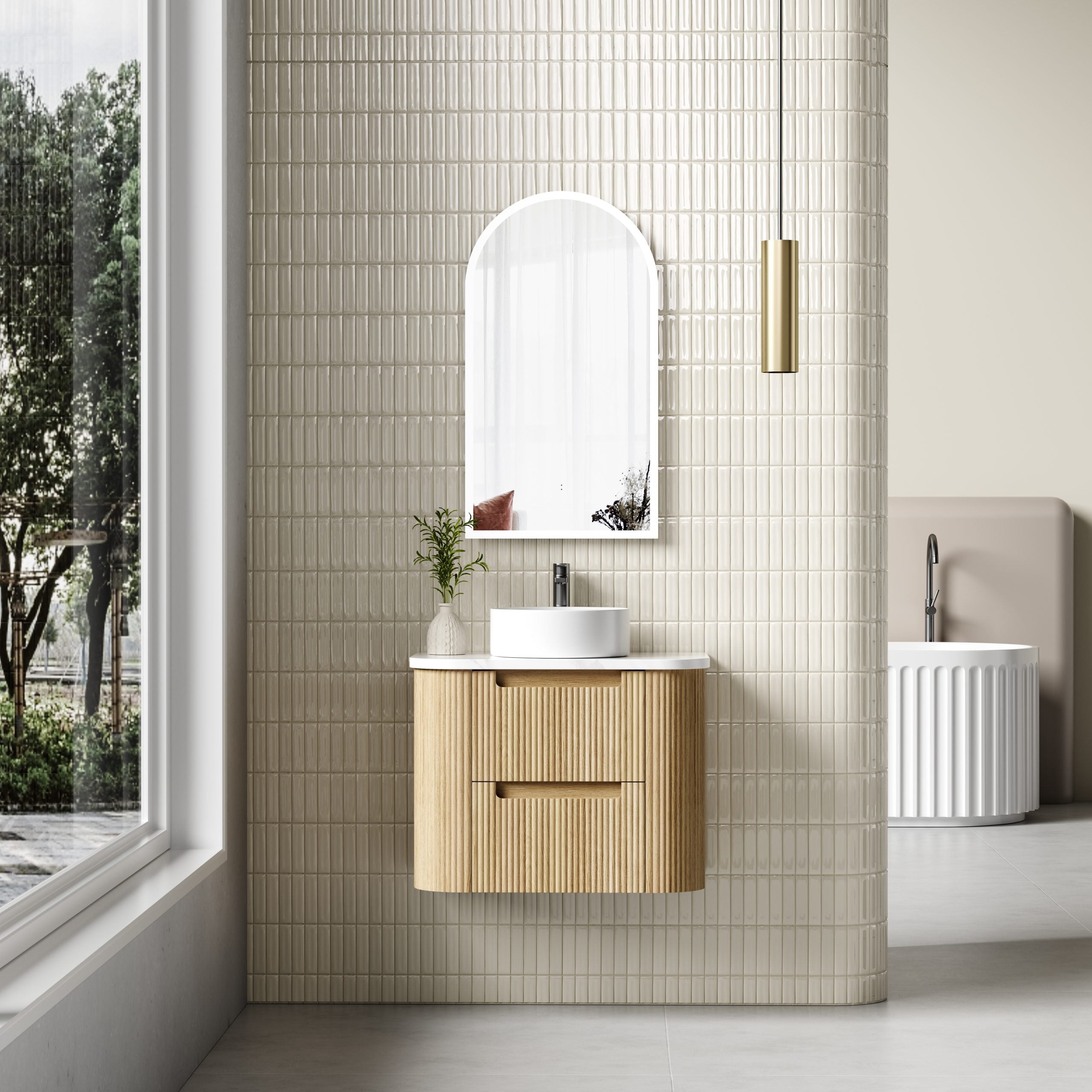Aulic Varcelli 750mm Tier Wall Hung