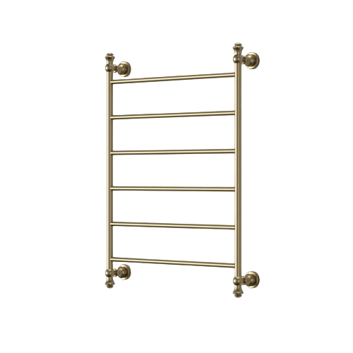 Modern National Medoc 6 Bar Heated Towel Rail - MED6080-6BM