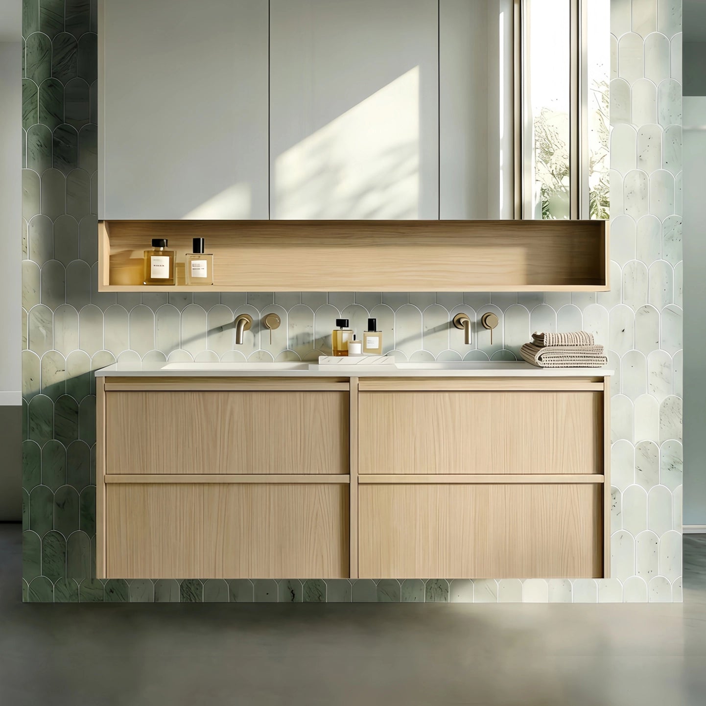 Lukka Ridgewood Modern All-Drawer 1200mm Wall Hung Vanity Cabinet