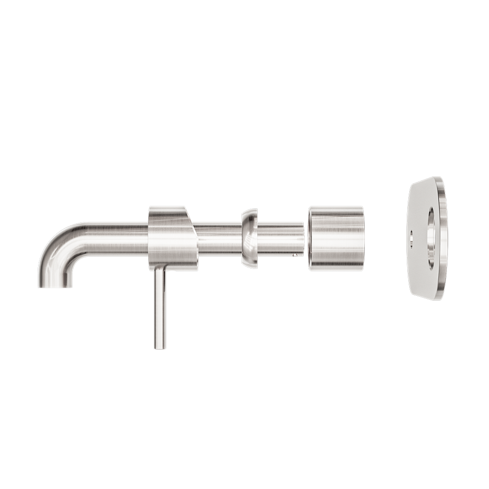 Nero Zen SS316L Wall Basin/Bath Mixer 185/230mm Spout Trim Kit NR162210at