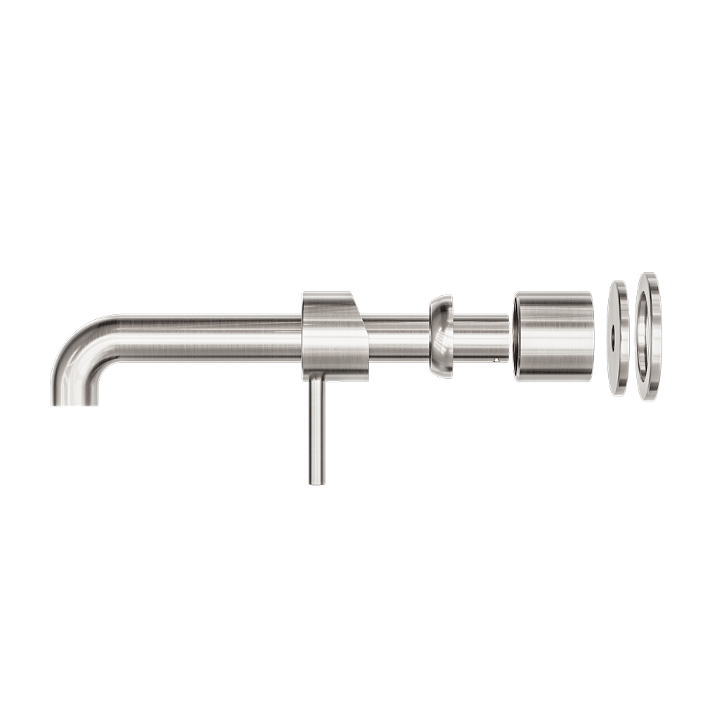 Nero Zen SS316L Wall Basin/Bath Mixer Separate Plate 185/230mm Spout Trim Kit NR162210bt