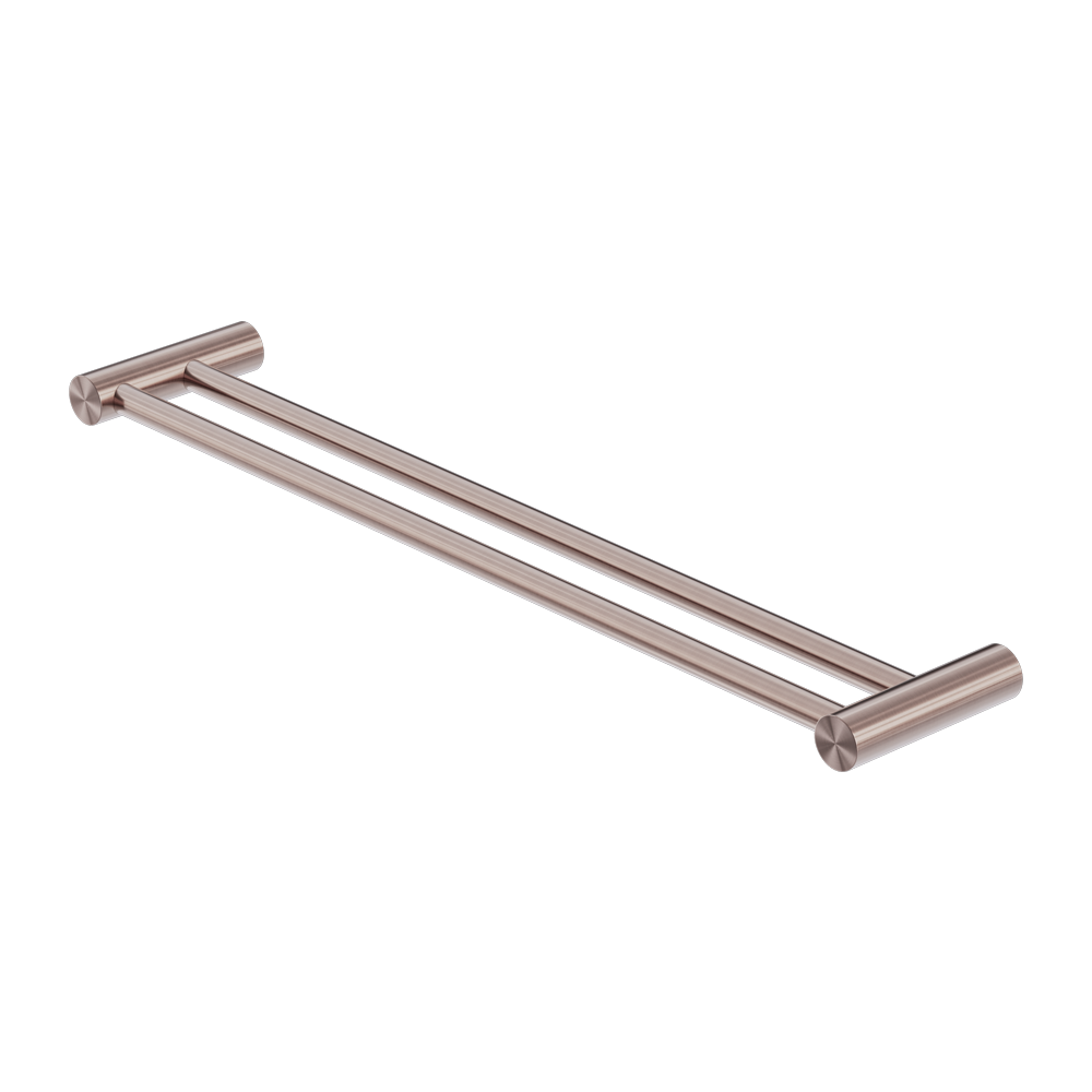 Nero Zen SS316L 800mm Double Towel Rail NR1630d