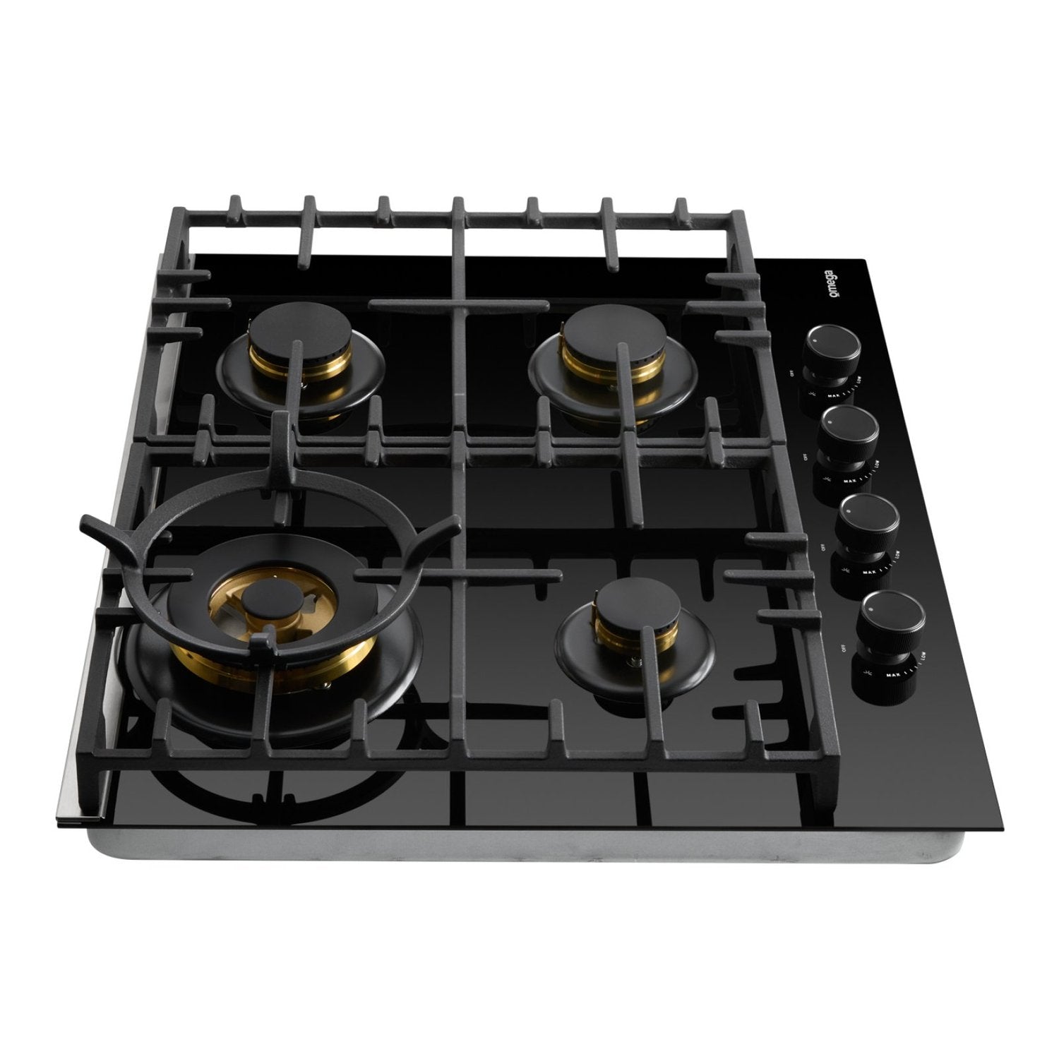 Omega 60cm Gas on Ceramic Glass Cooktop OCGG604WB