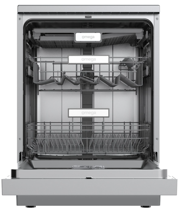 Omega 60cm Freestanding Dishwasher ODWF6015XCOM