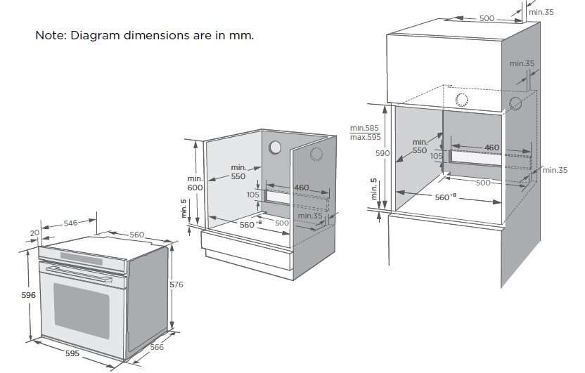 Kleenmaid 60cm Multifunction Oven OMF6041X