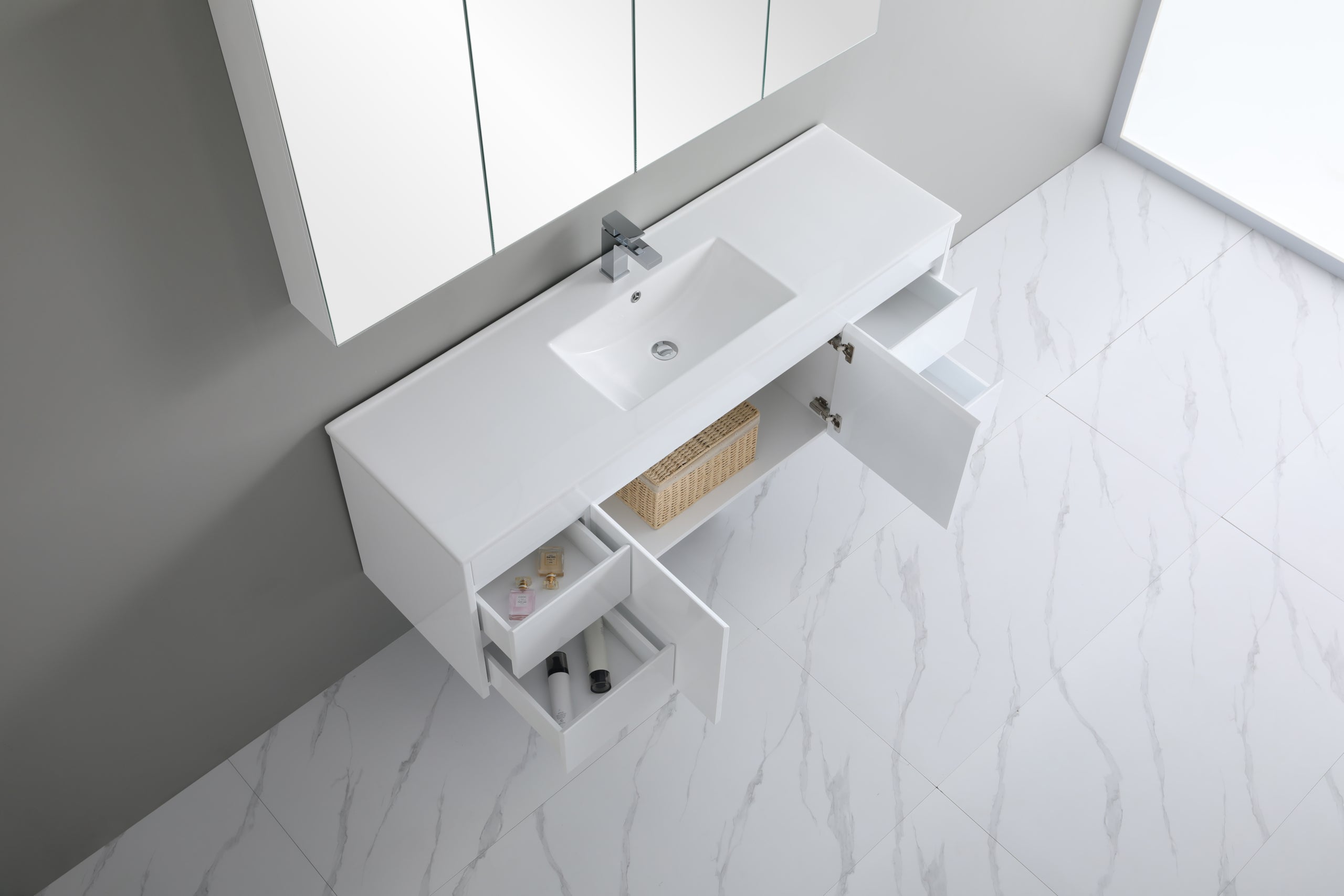 Polar 1500mm PVC Wall Hung Vanity