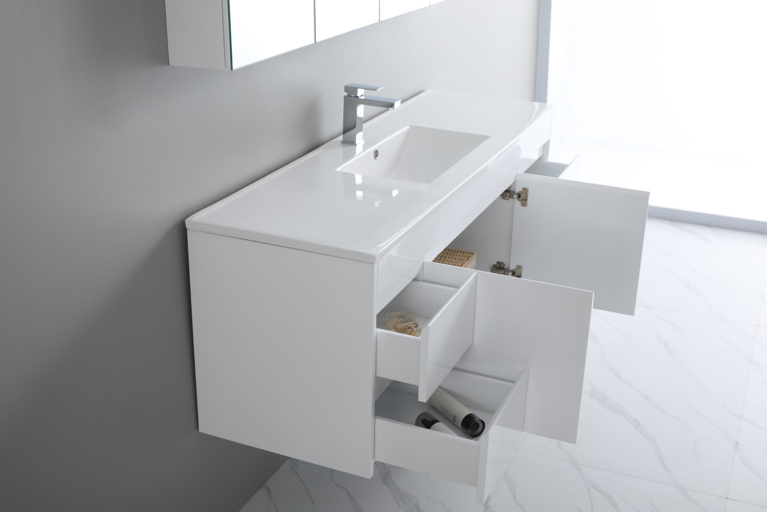 Polar 1500mm PVC Wall Hung Vanity