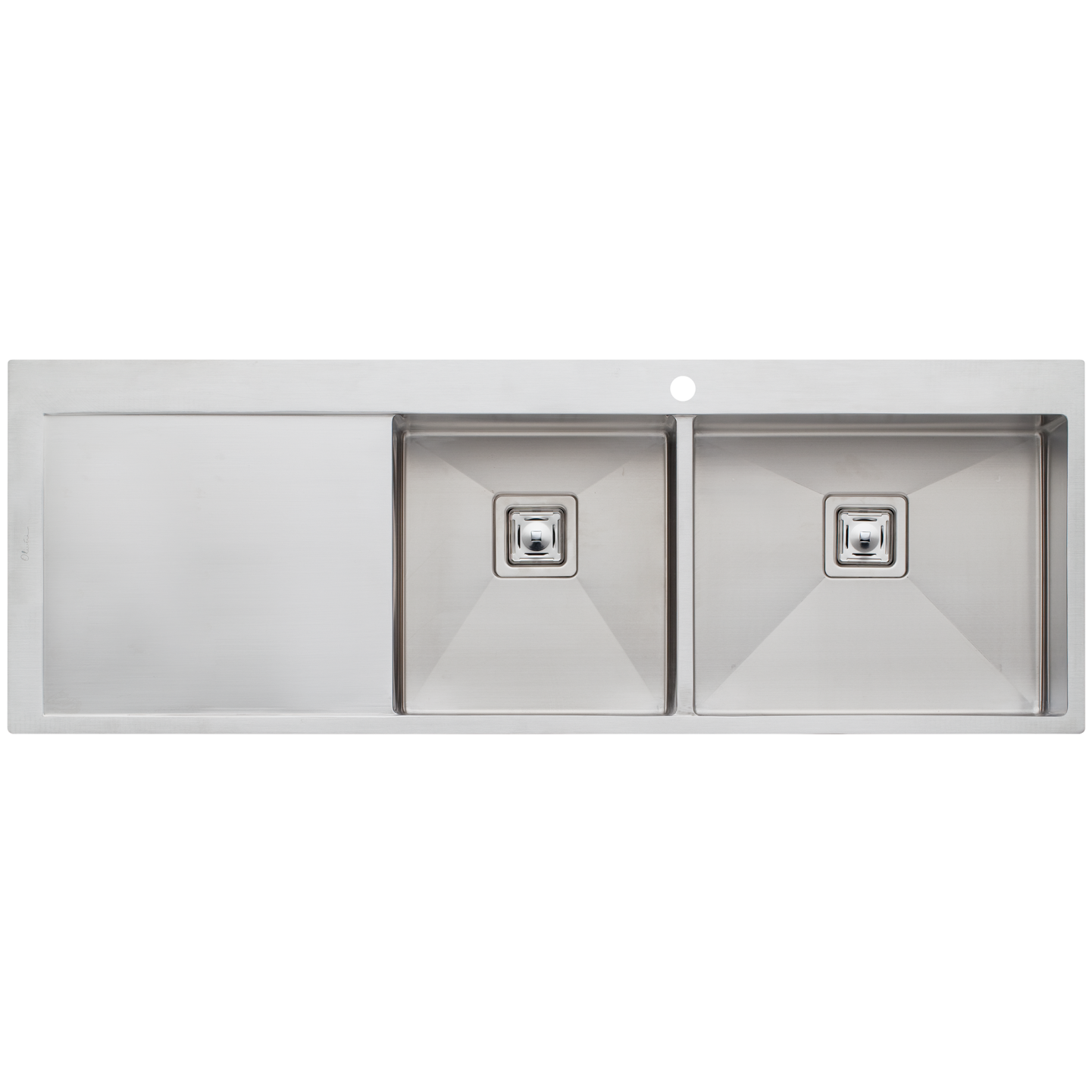 Oliveri Professional Series 1 3/4 Right Hand Bowl Sink with Drainer PR1112