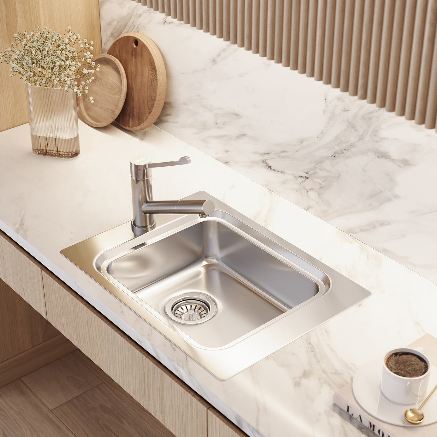 Oliveri Puro Single Bowl Care Sink