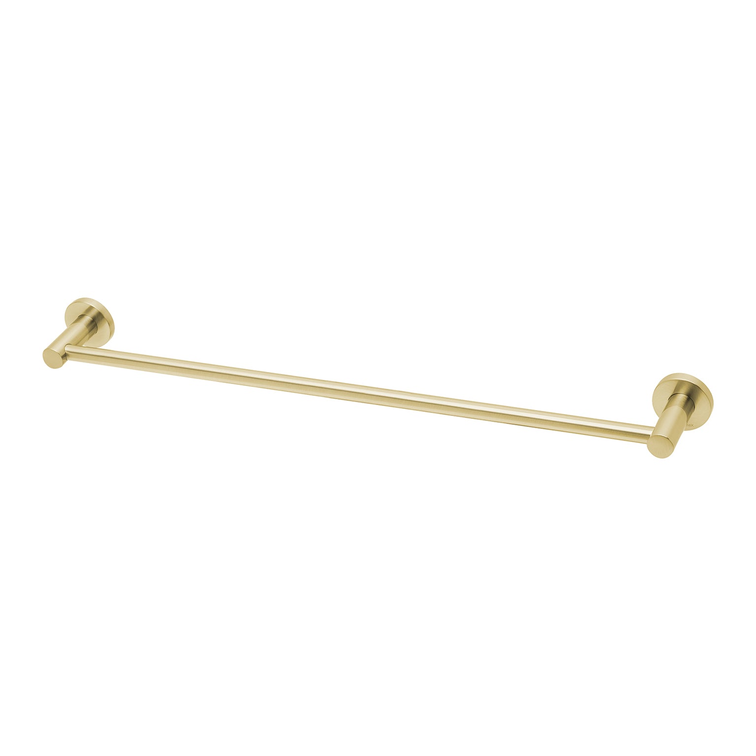 Phoenix Radii 600mm Single Towel Rail Round Plate RA804
