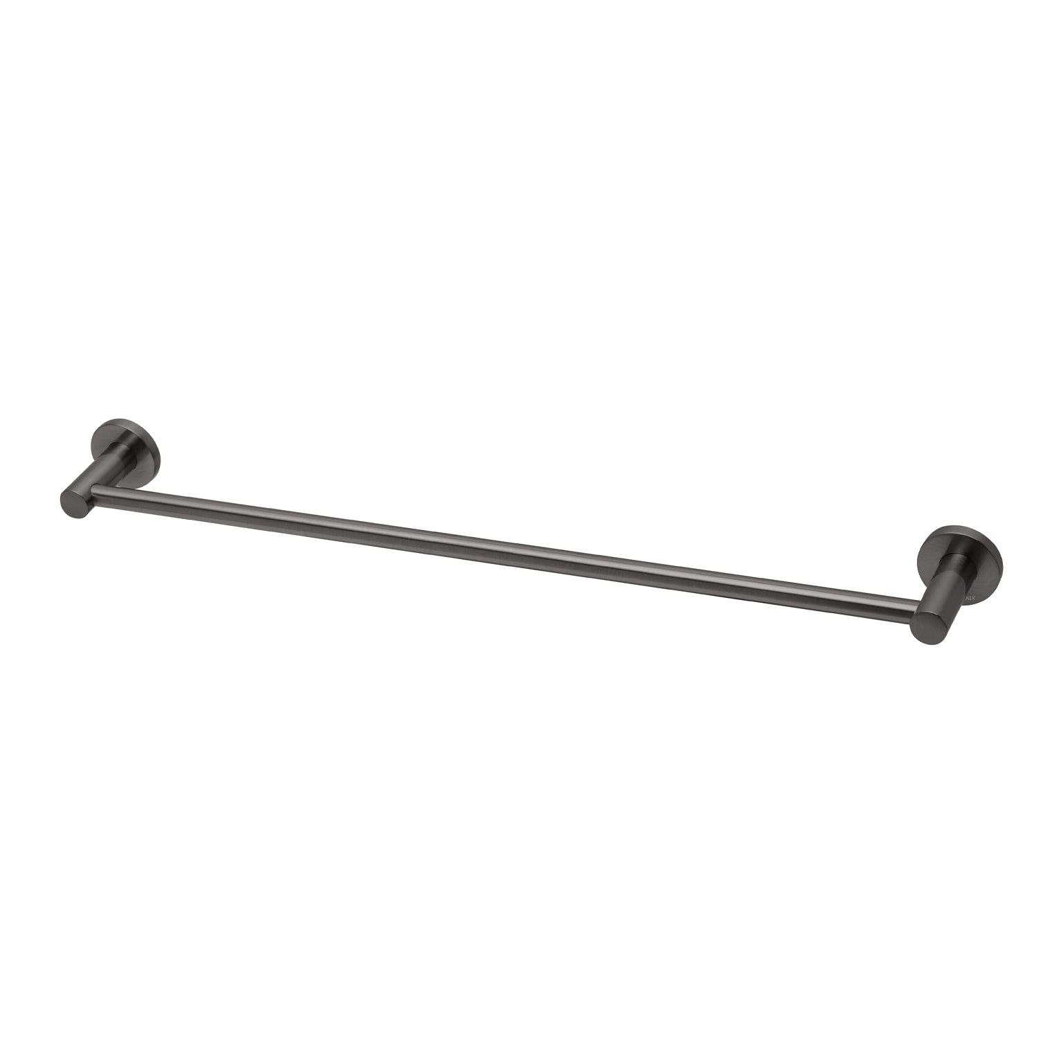 Phoenix Radii 600mm Single Towel Rail Round Plate RA804