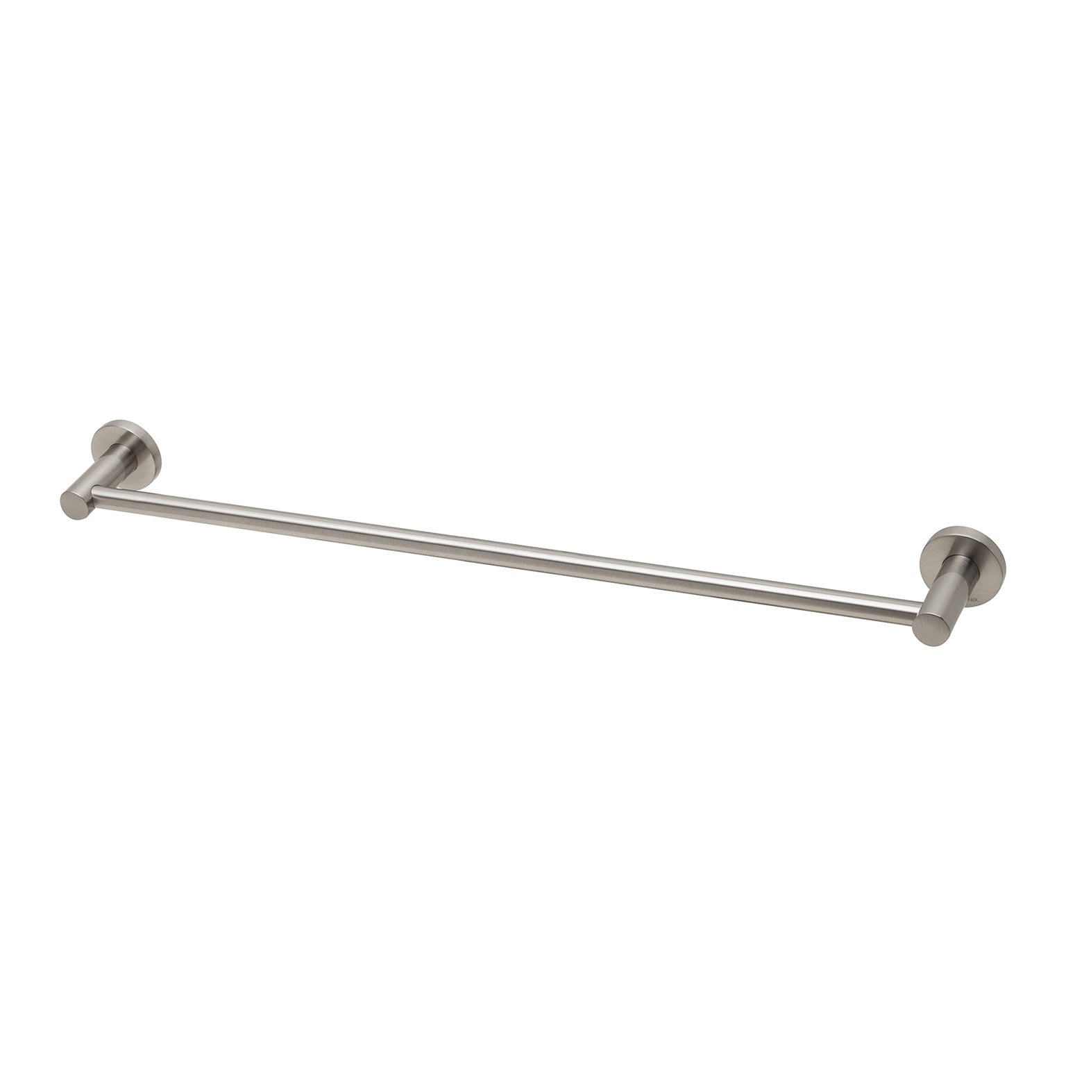 Phoenix Radii 600mm Single Towel Rail Round Plate RA804