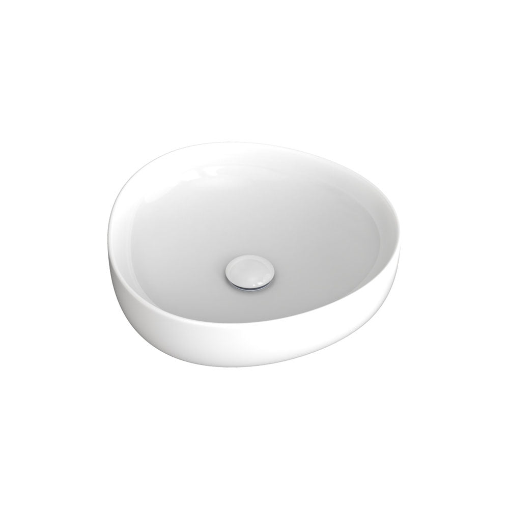 Fienza Pebble Small Above Counter Ceramic Basin RB486