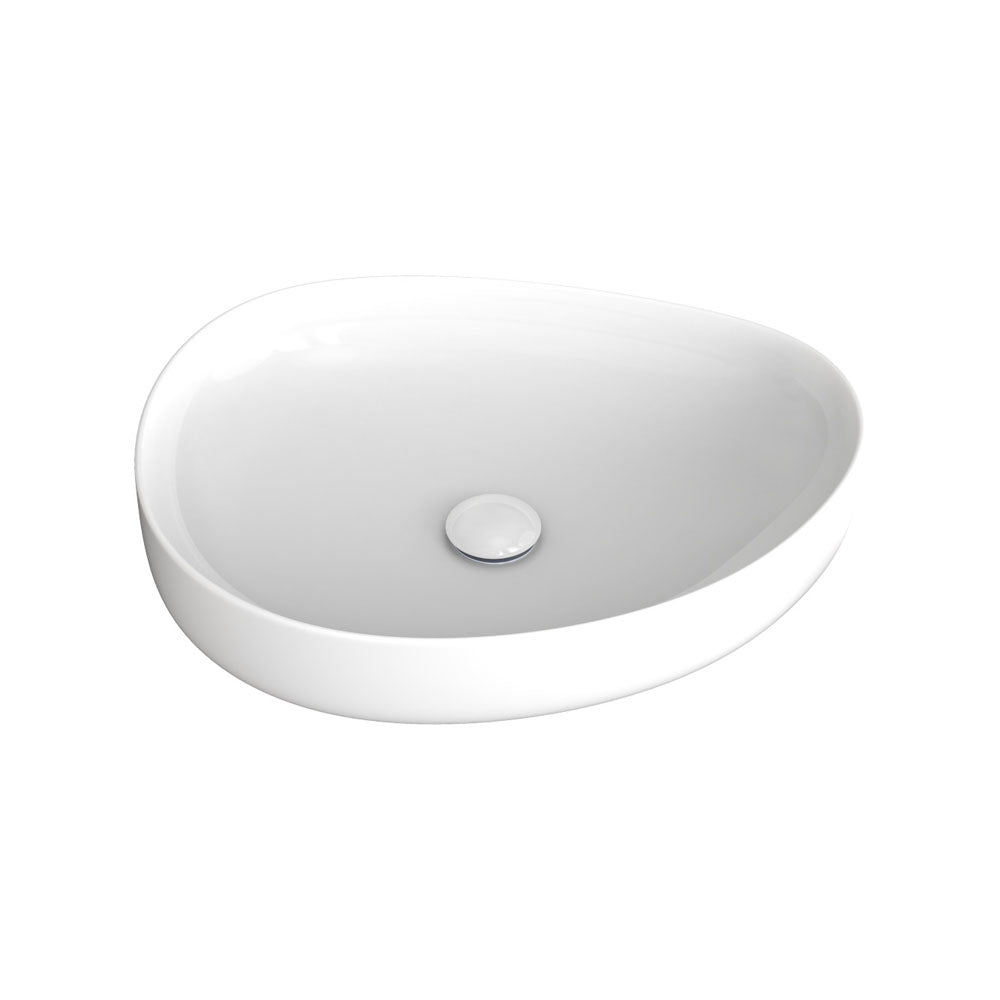 Fienza Pebble Medium Above Counter Ceramic Basin RB487