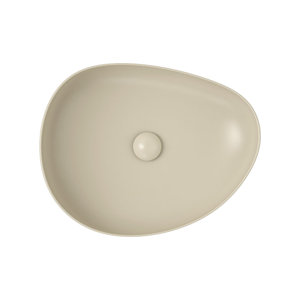 Fienza Pebble Medium Above Counter Ceramic Basin RB487