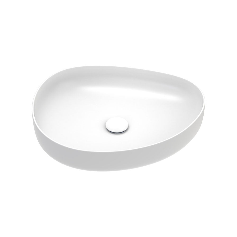 Fienza Pebble Medium Above Counter Ceramic Basin RB487