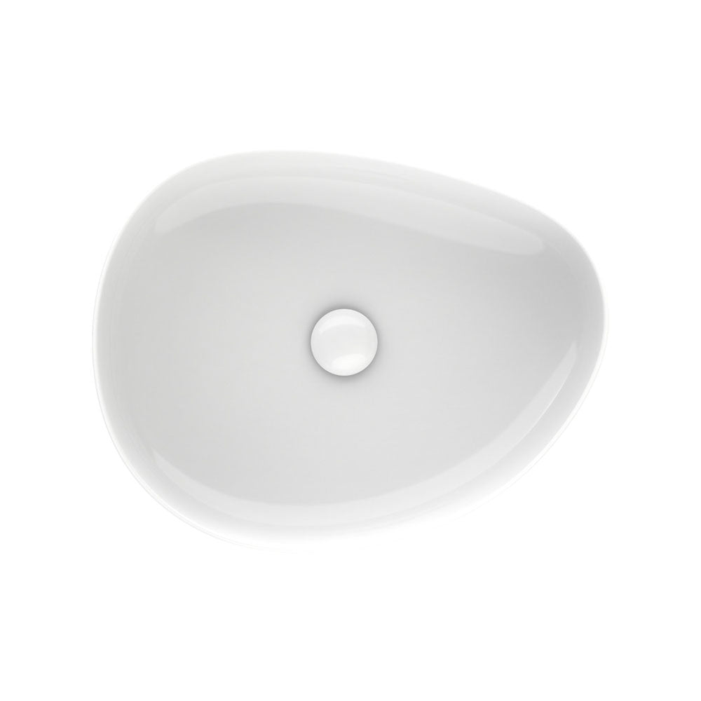 Fienza Pebble Medium Above Counter Ceramic Basin RB487