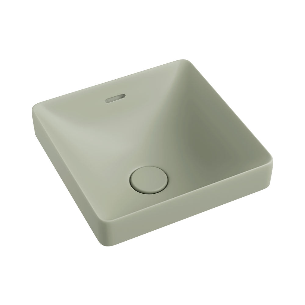 Fienza Aluca SquareSemi-Inset Counter Ceramic Basin RB533
