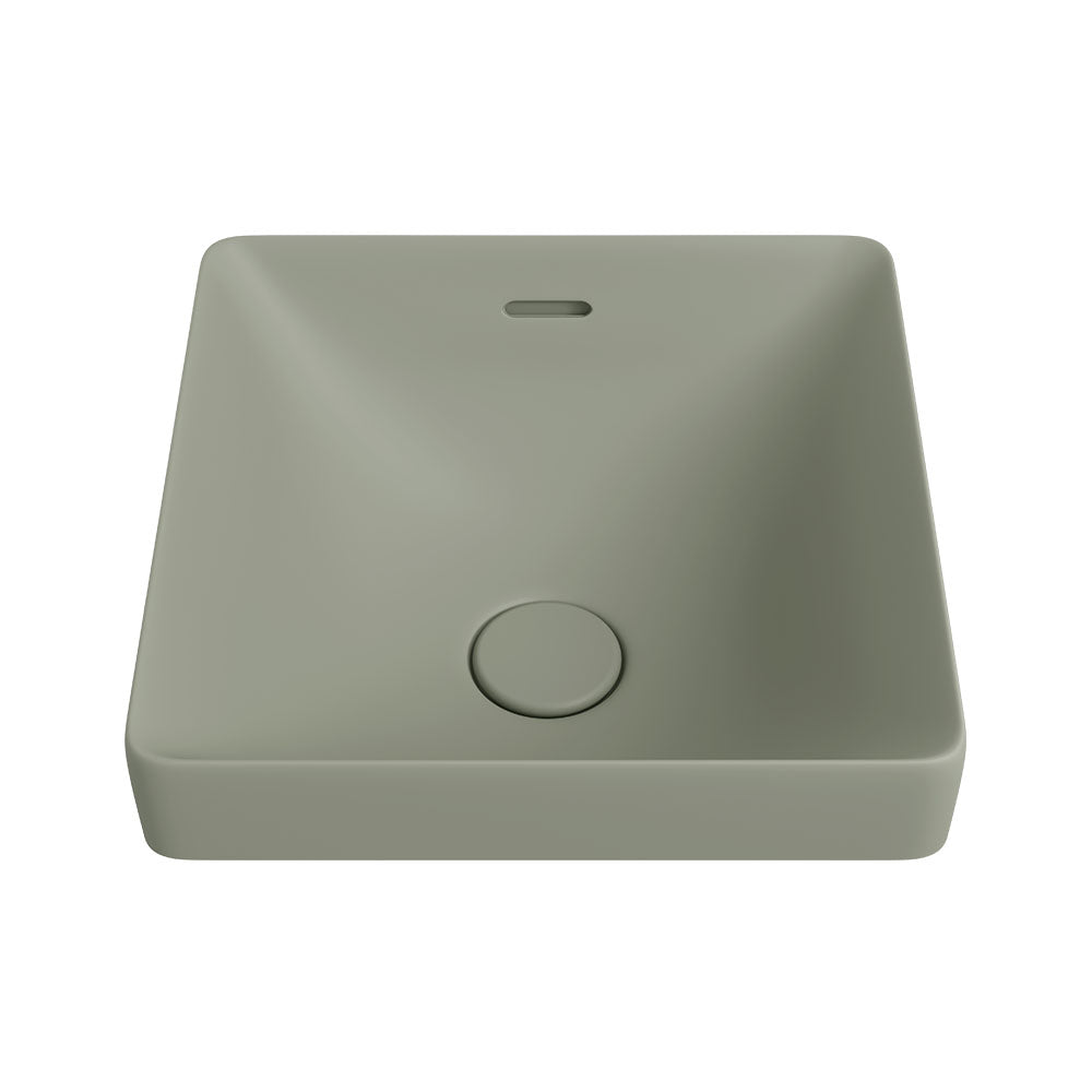Fienza Aluca SquareSemi-Inset Counter Ceramic Basin RB533