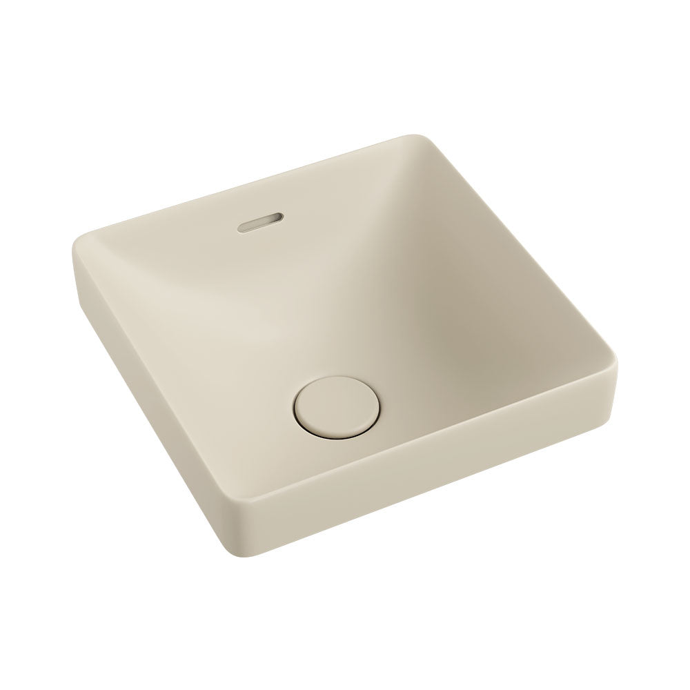 Fienza Aluca SquareSemi-Inset Counter Ceramic Basin RB533